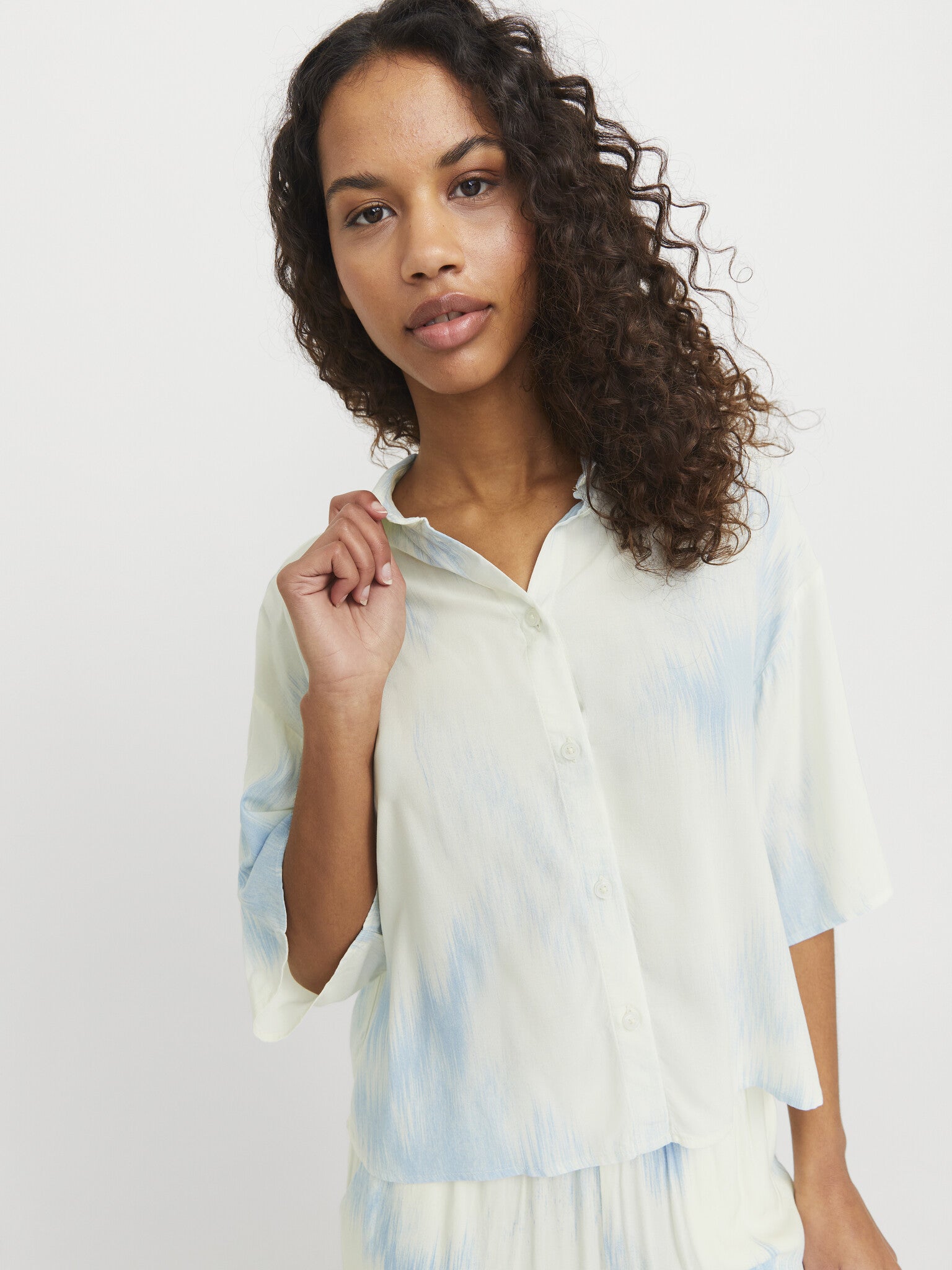 JXMIRA VISCOSE SHIRT - LITTLE BOY BLUE