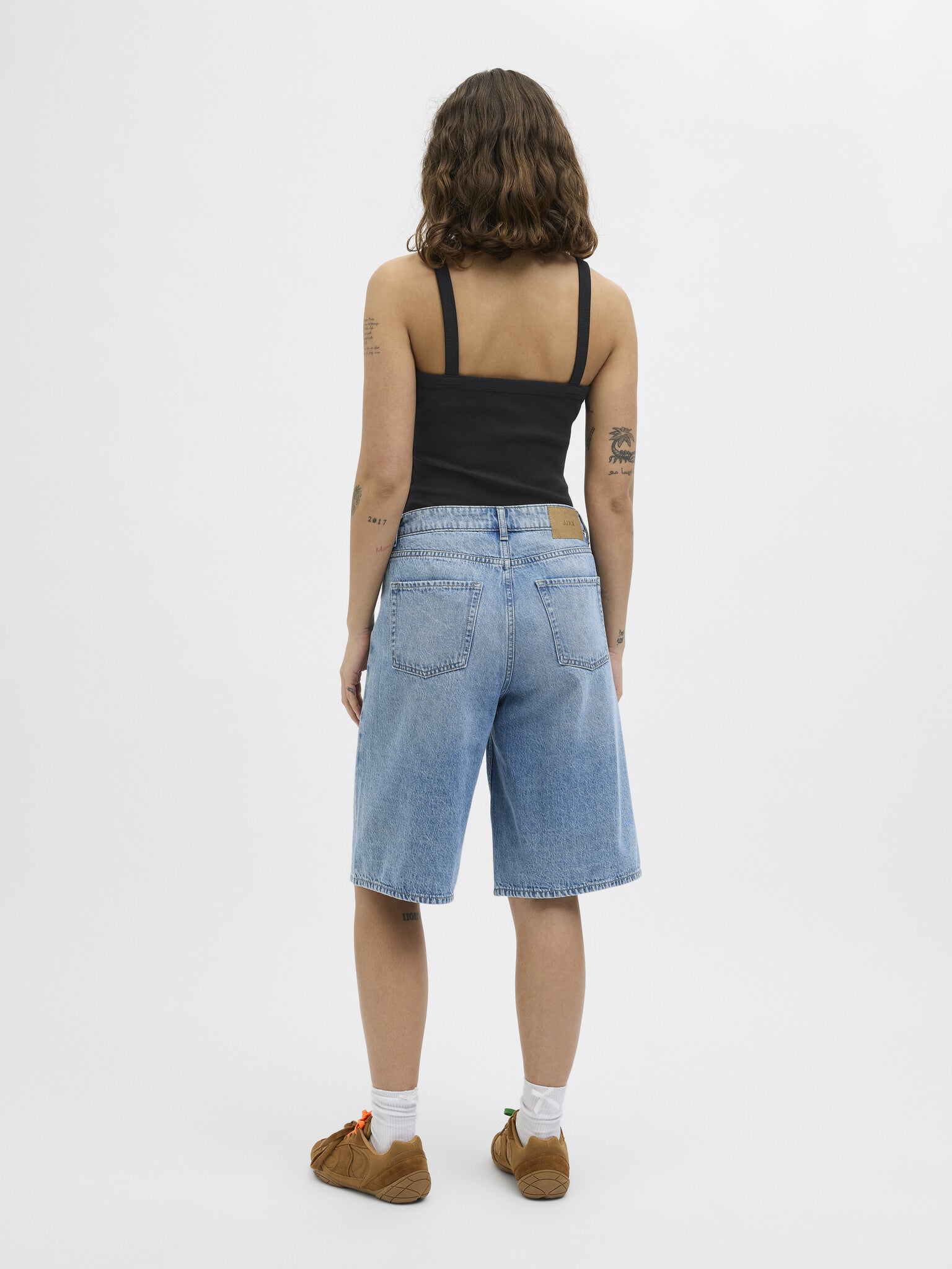 JXFIFI RIB TOP - BLACK