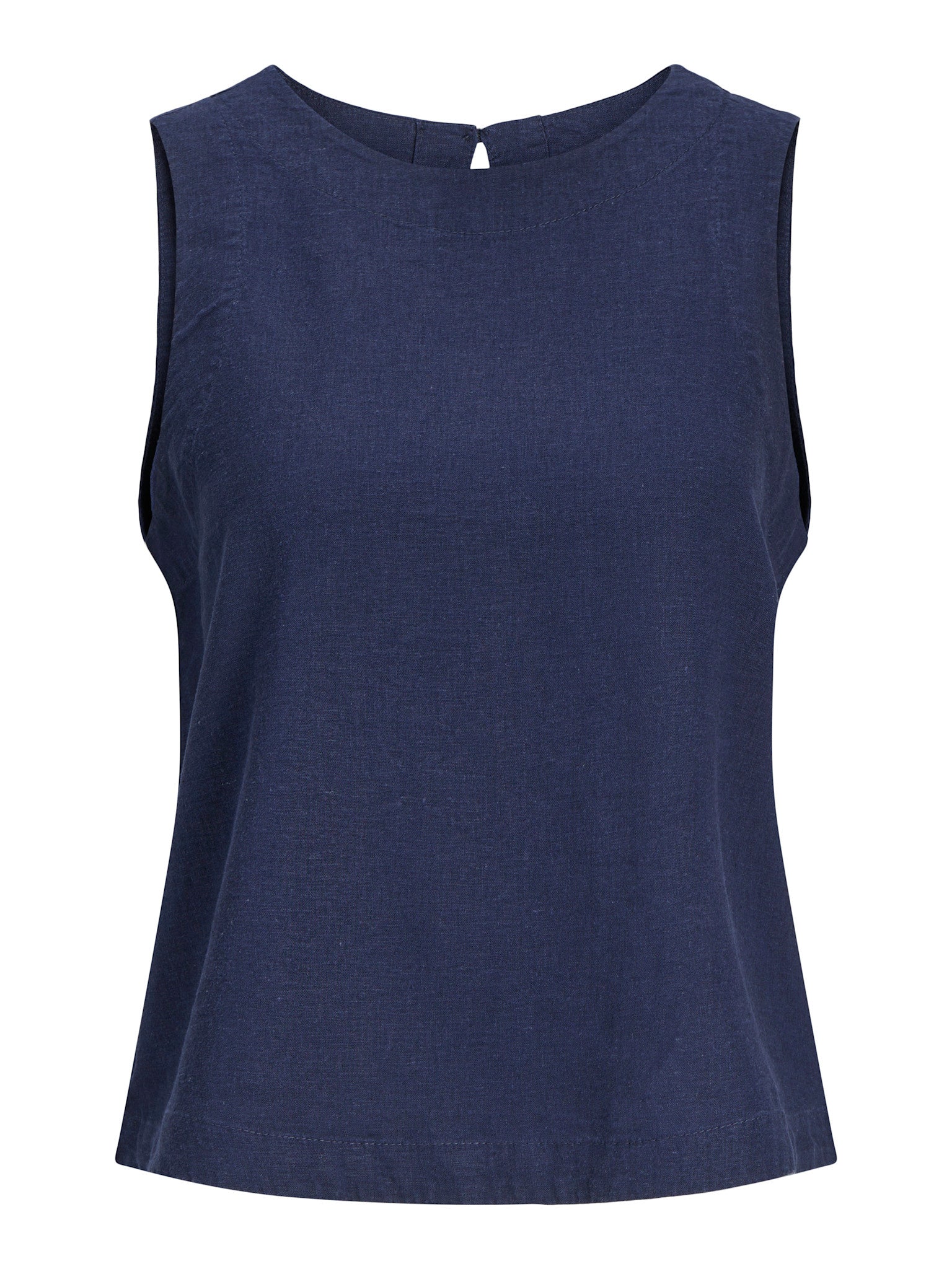 JXBREEZE SUMMER LINEN TOP - PEACOAT