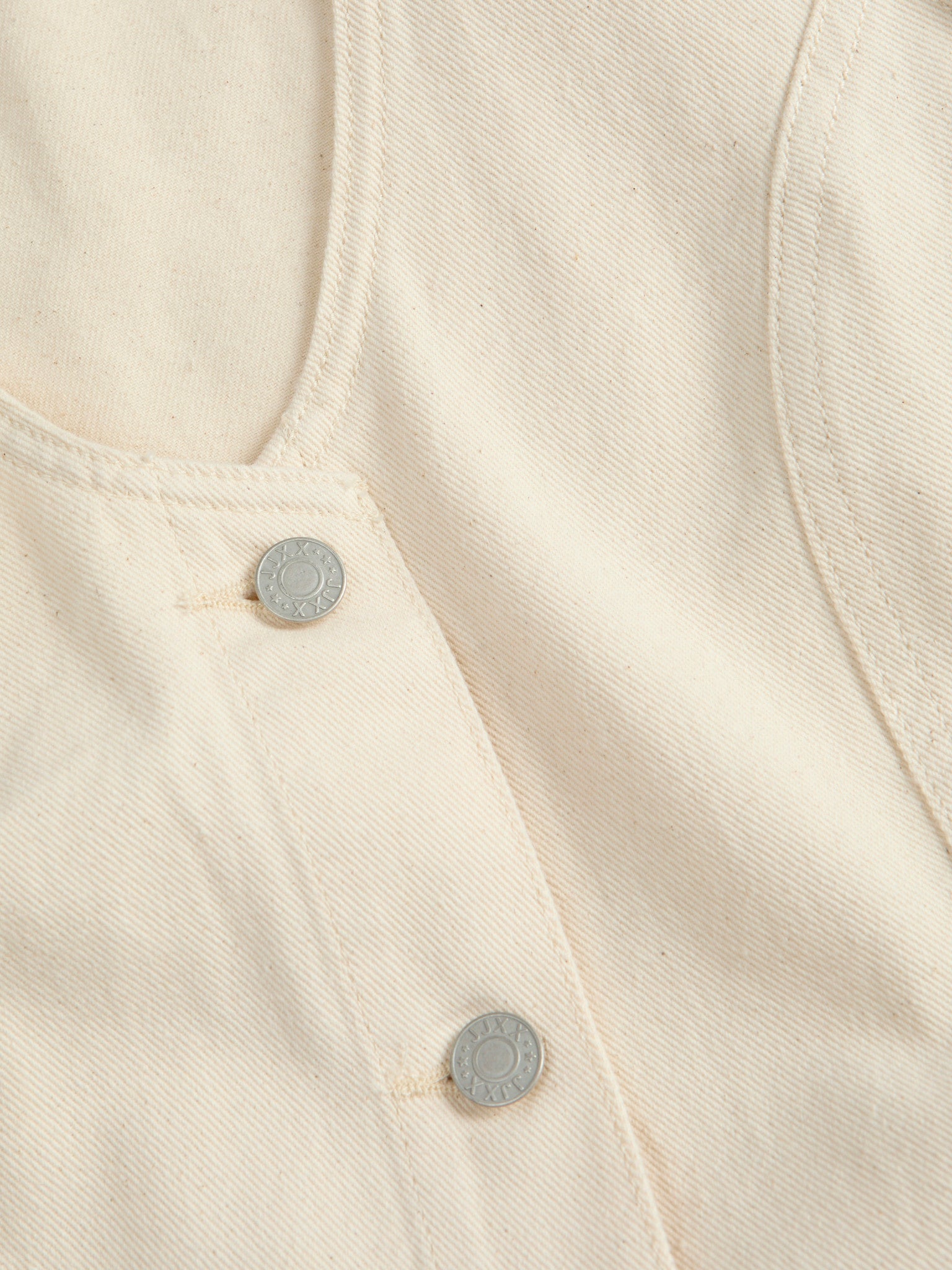 JXDORA NARA SHORT DENIM DRESS - OFF WHITE DENIM
