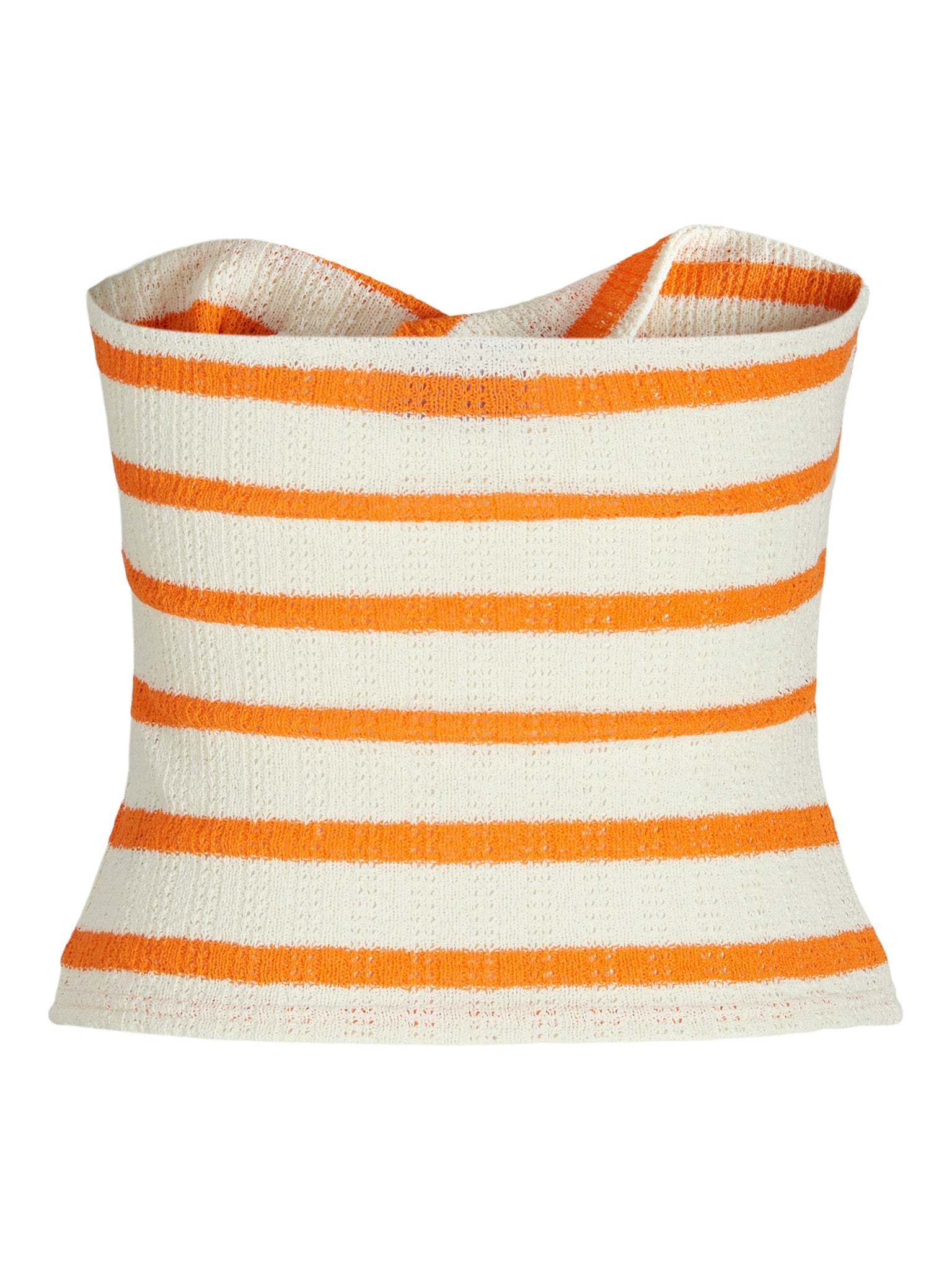 JXLINNEA BANDEAU TWIST TOP - PERSIMMON ORANGE