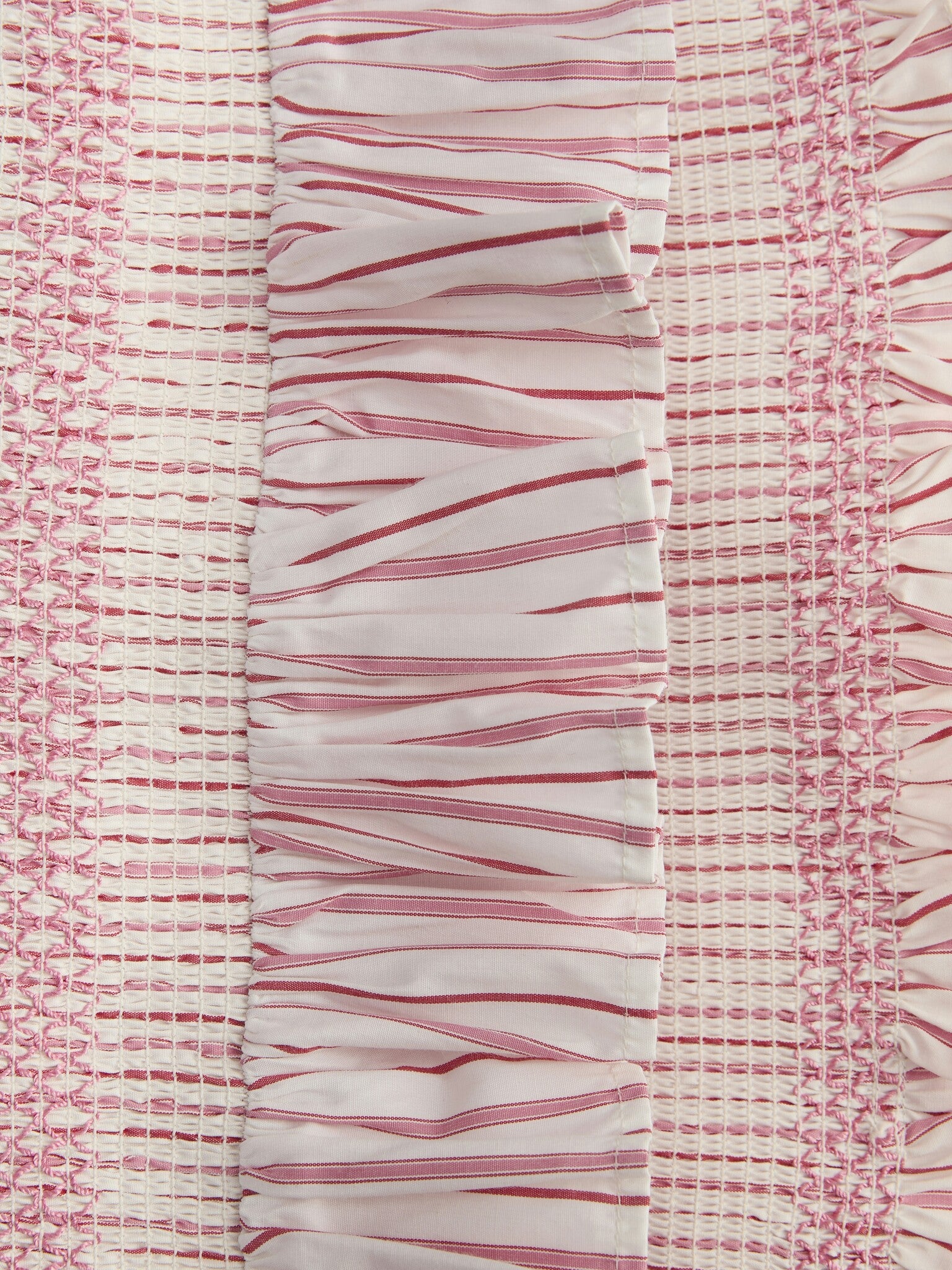 JXCARO POPLIN SMOCK TOP - MORNING GLORY STRIPES