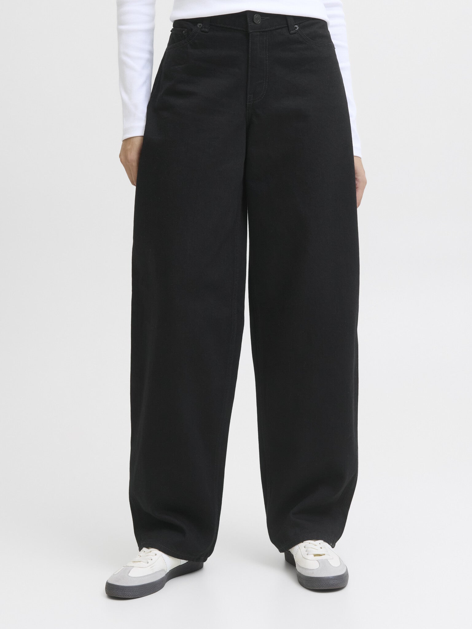 JXFUJI BARREL JEANS - ZWART