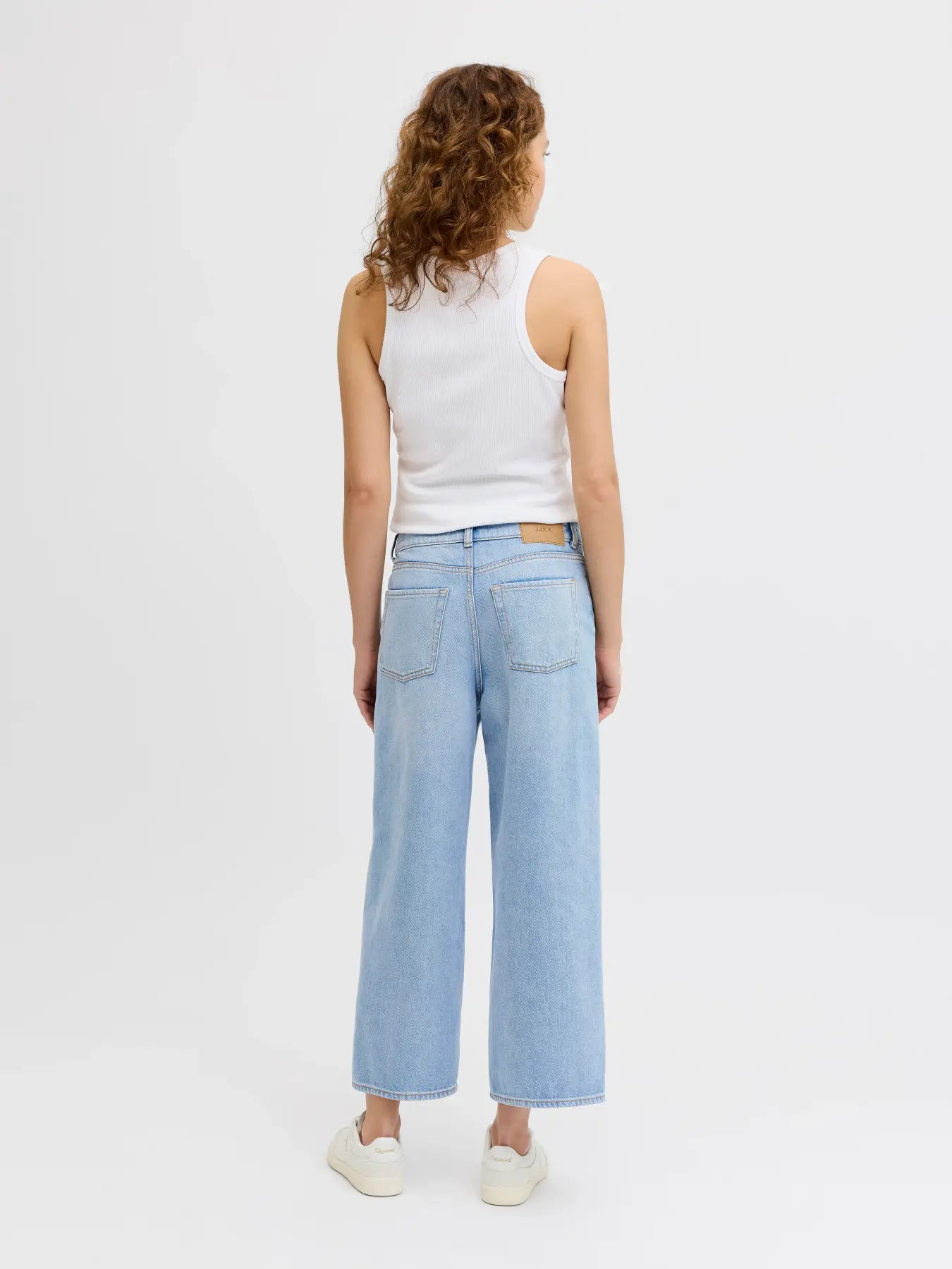 JXSANTIAGO WIDE CROP R324 JEANS - LIGHT BLUE