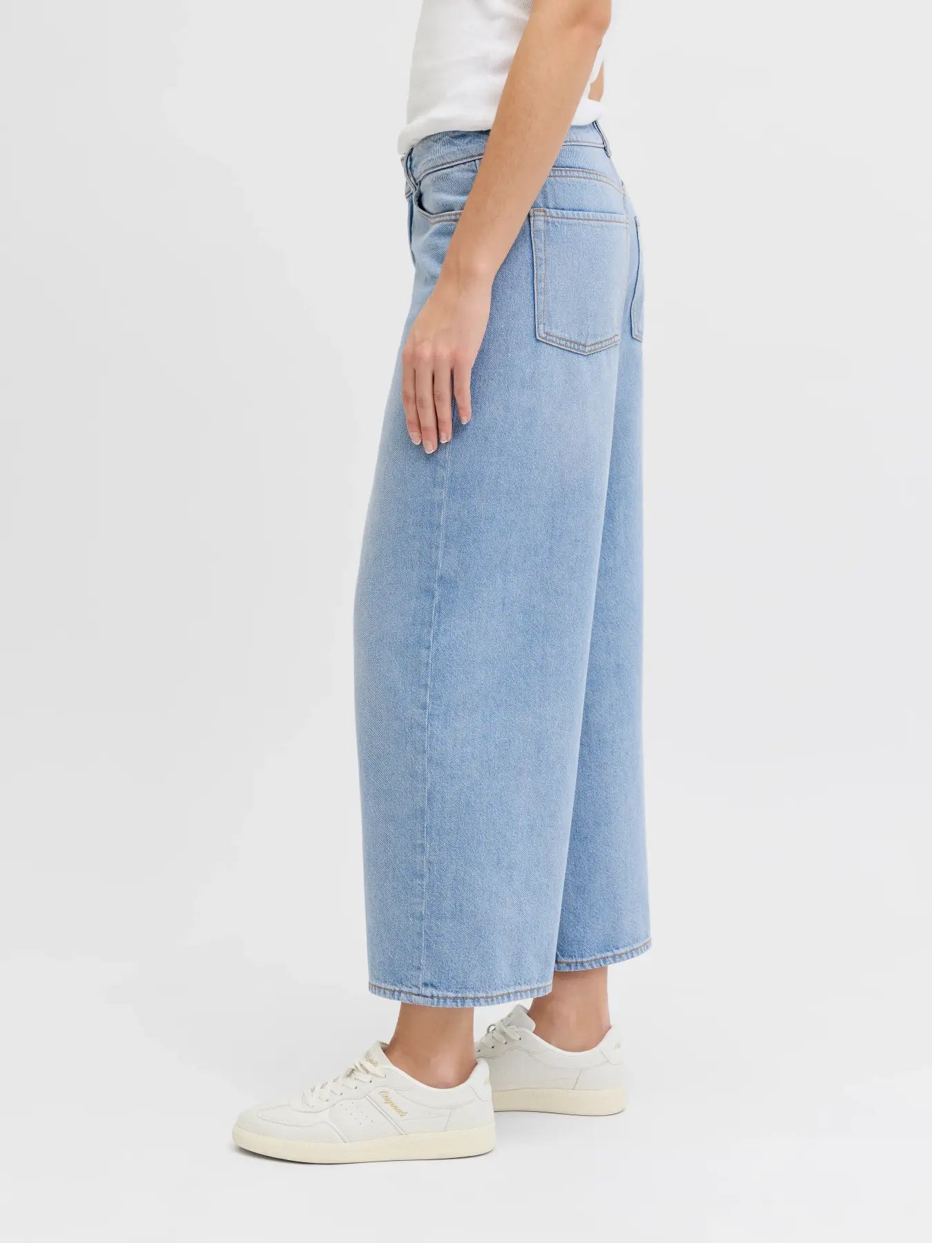 JXSANTIAGO WIDE CROP R324 JEANS - LIGHT BLUE