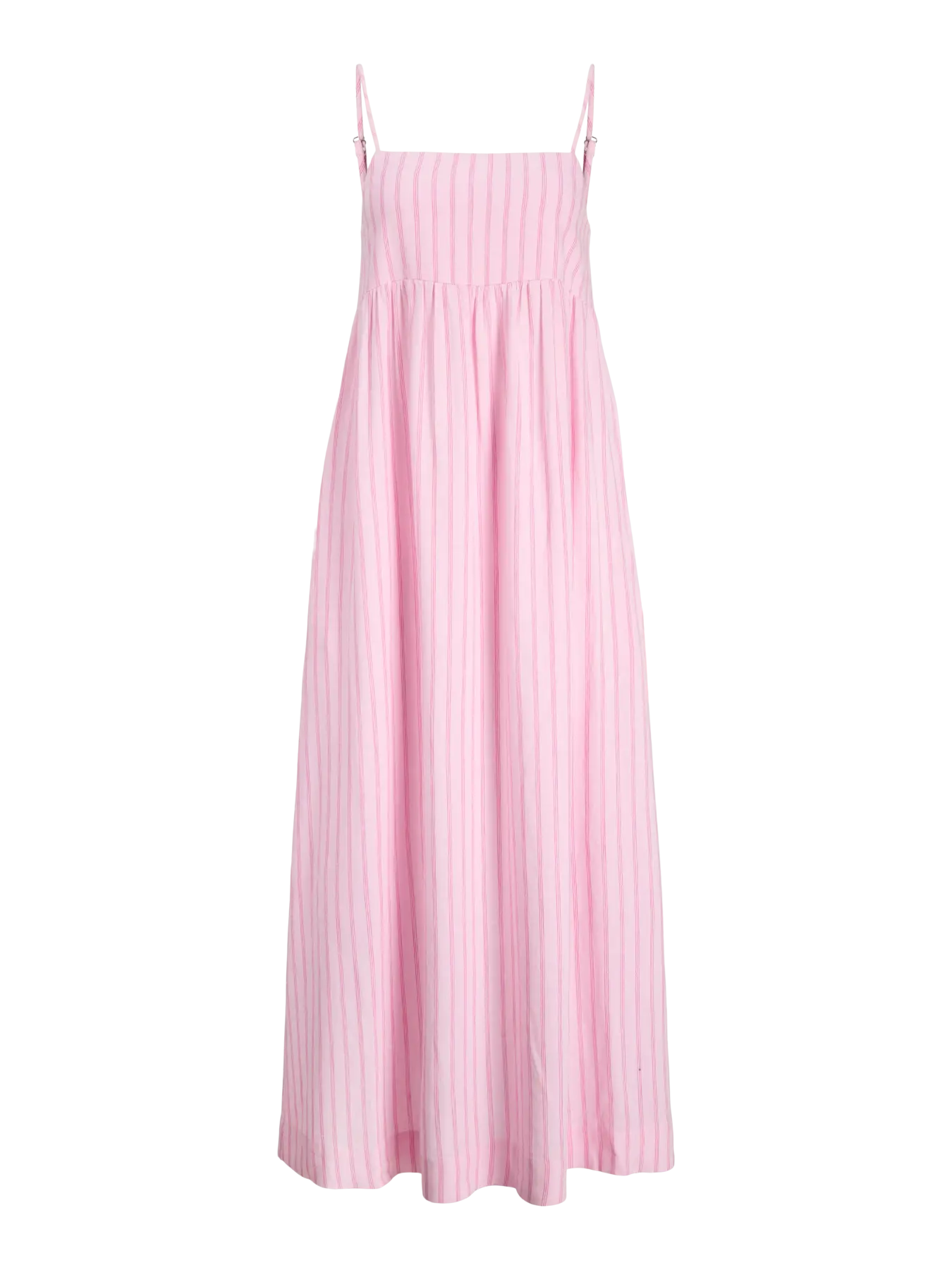 JXALMIRA LINEN LONG DRESS - PINK LADY