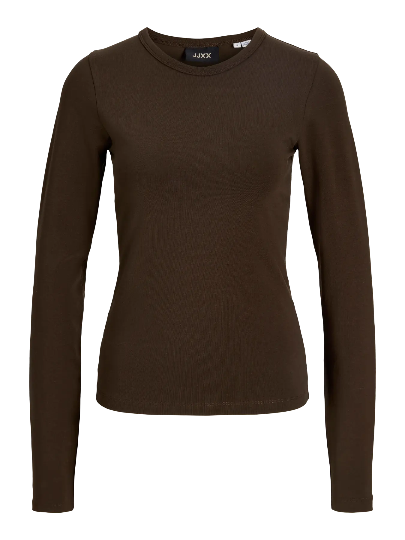 JXCELINE GIGI LS SOLID TEE - DEMITASSE