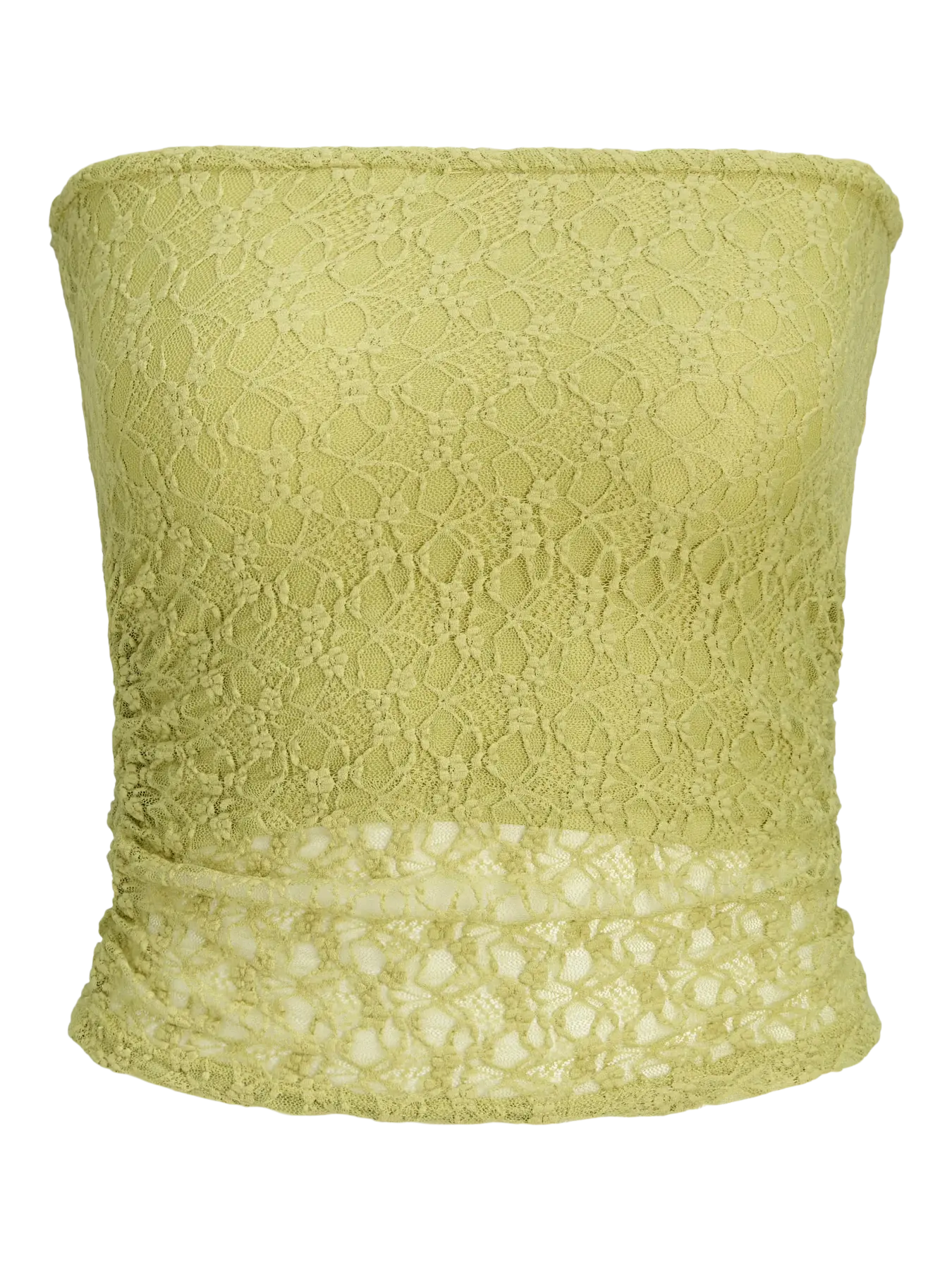 JXMONROE LACE TUBE TOP - FERN