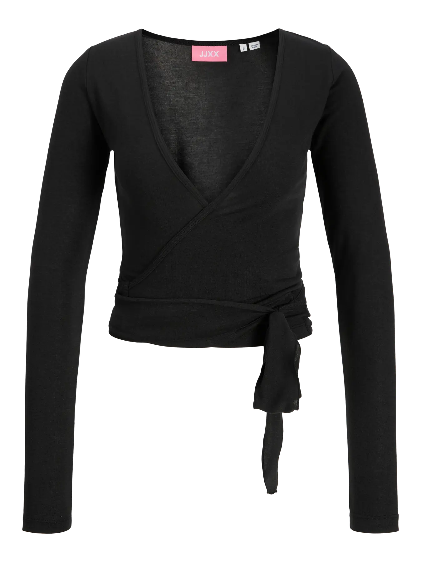 JXLUNA WRAP CARDIGAN - BLACK