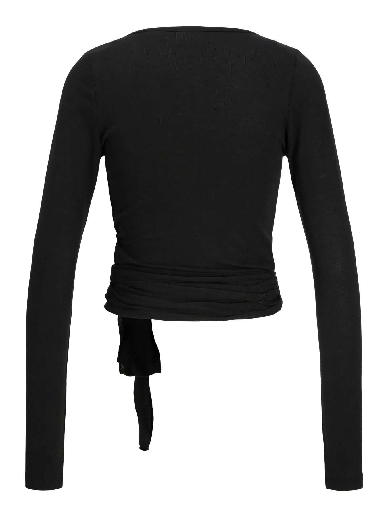 JXLUNA WRAP CARDIGAN - BLACK