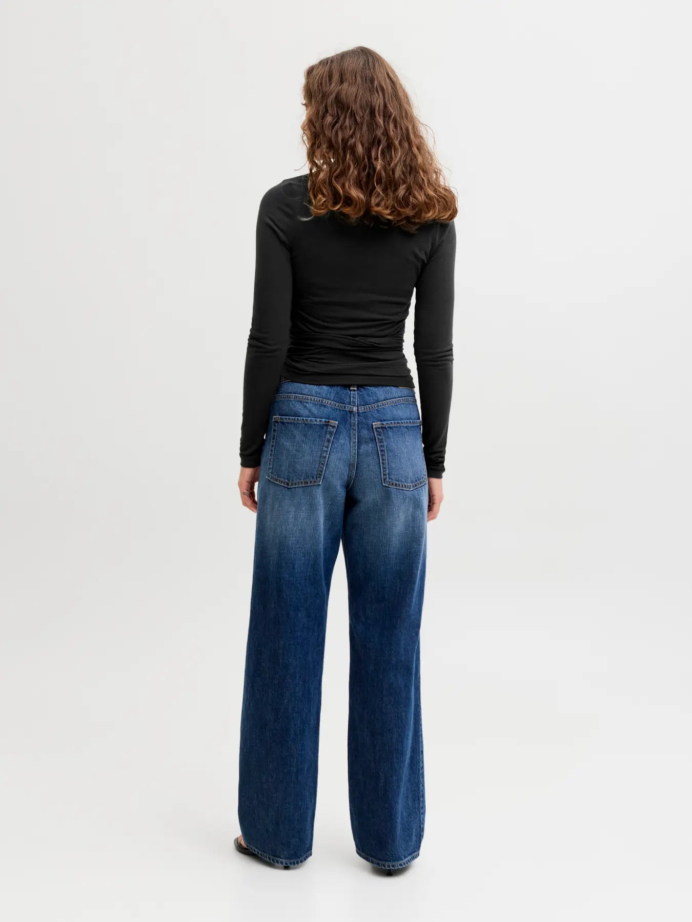 JXLUNA WRAP CARDIGAN - BLACK