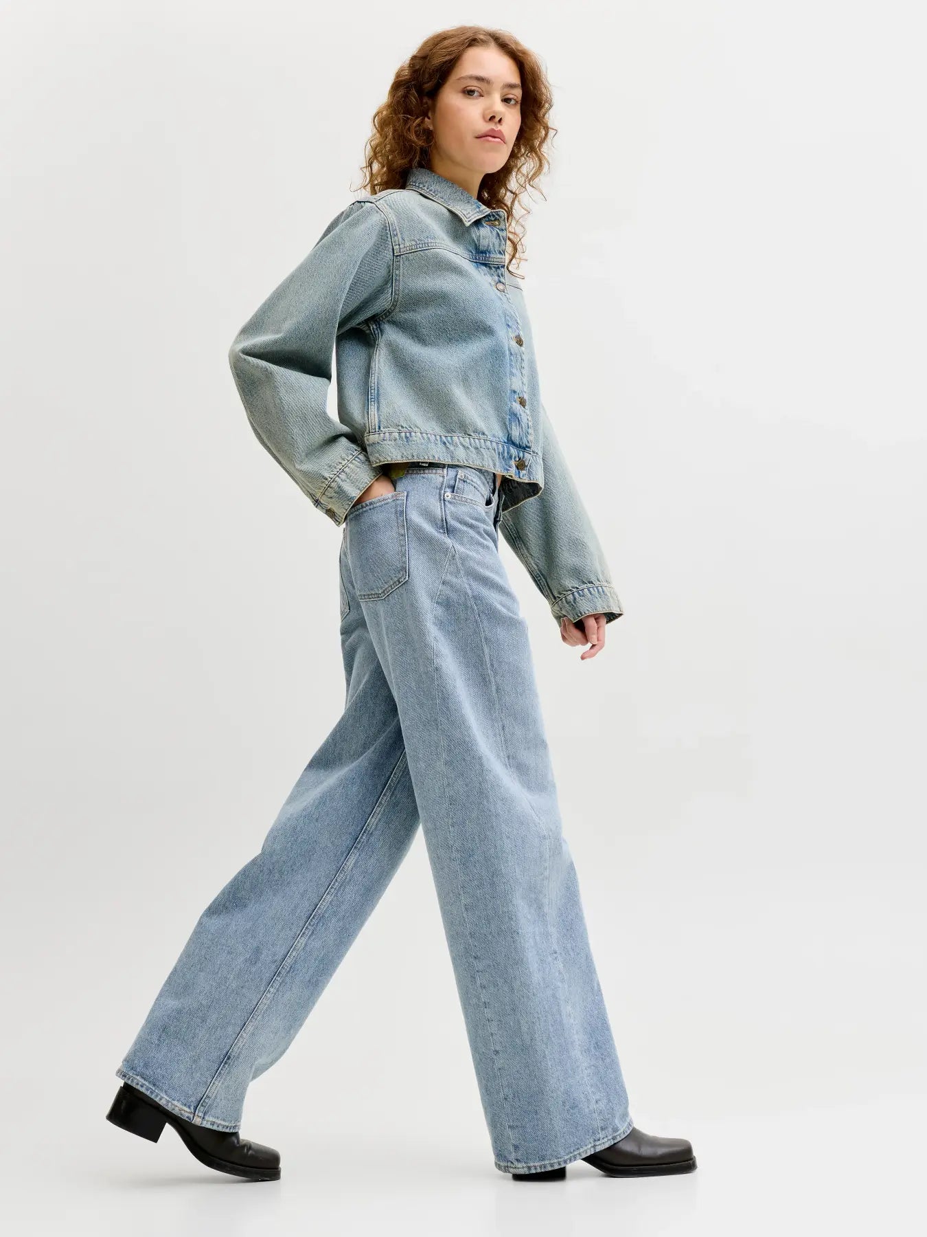 JXTOKYO LANJA WIDE R350 - LIGHT BLUE DENIM