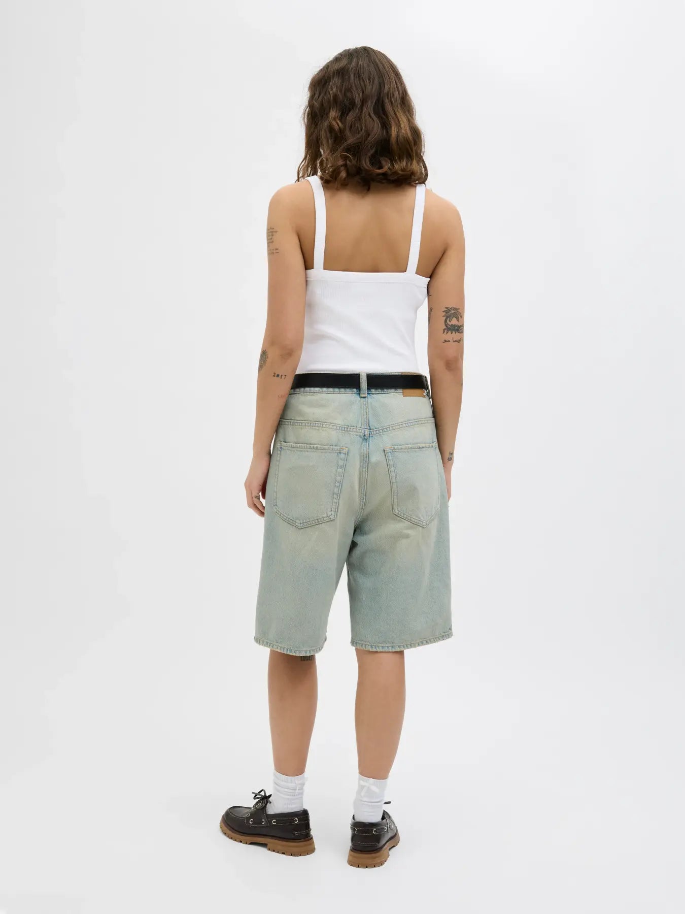 JXFIFI RIB TOP - BRIGHT WHITE