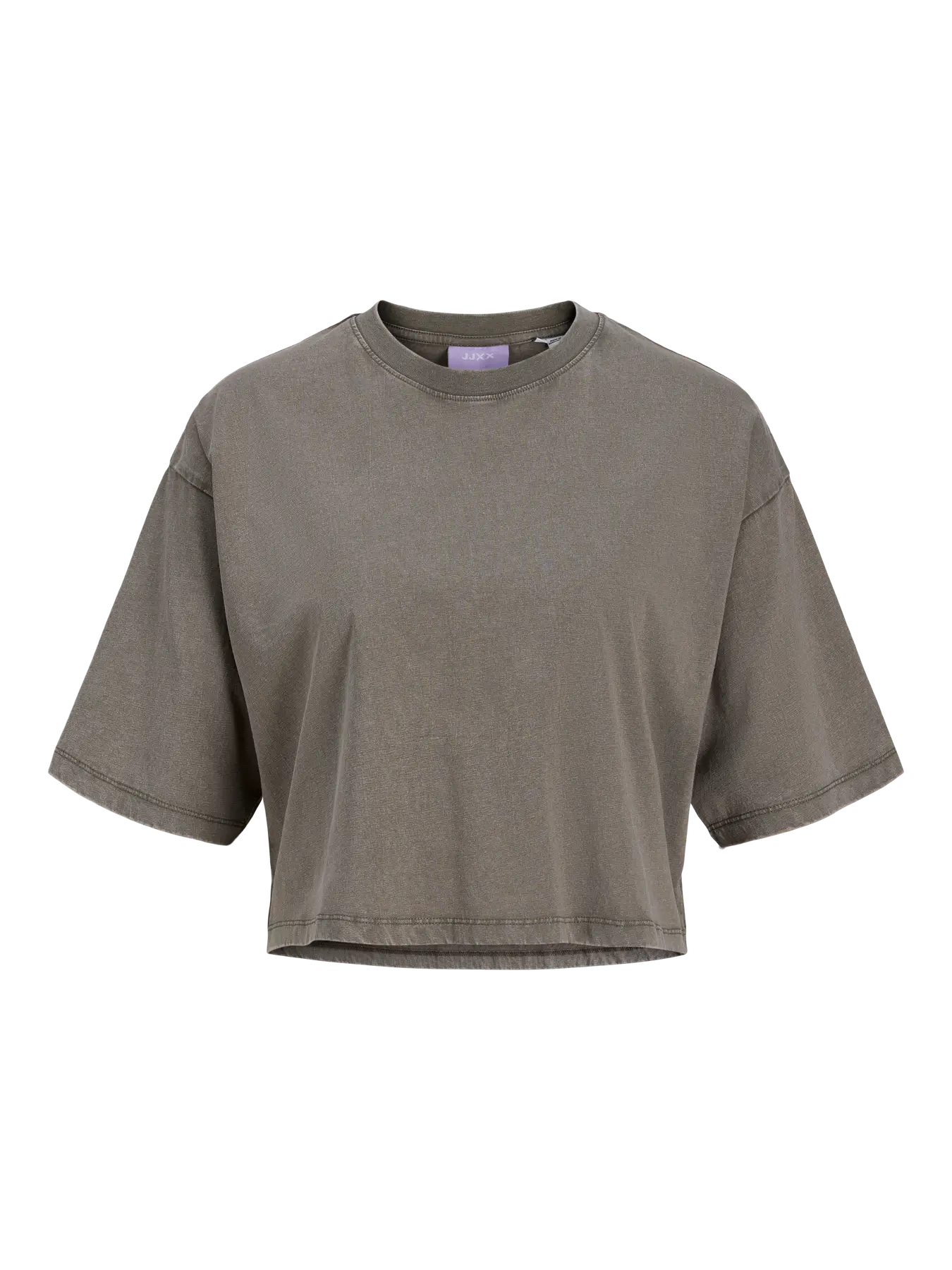 JXANDREA LOOSE SS CROPPED TEE - BUNGEE CORD