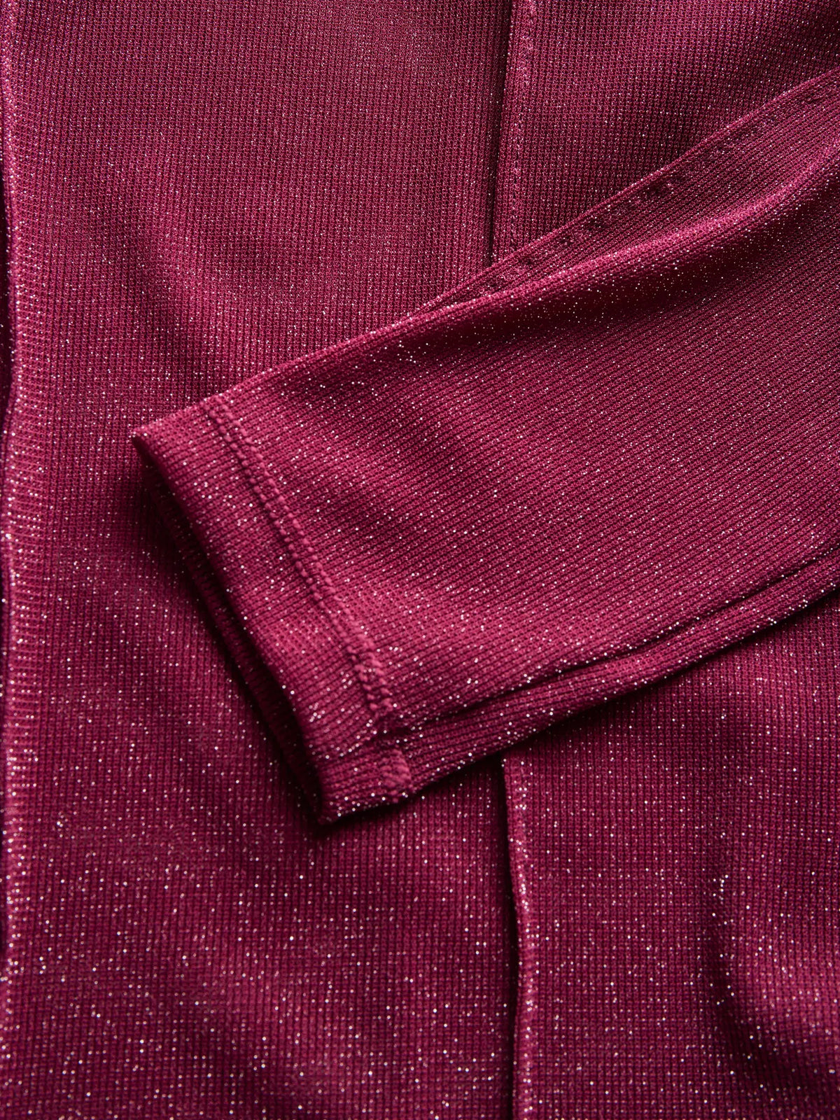 JXMINNA MESH GLITTER LS TOP WVN - WINESTASTING