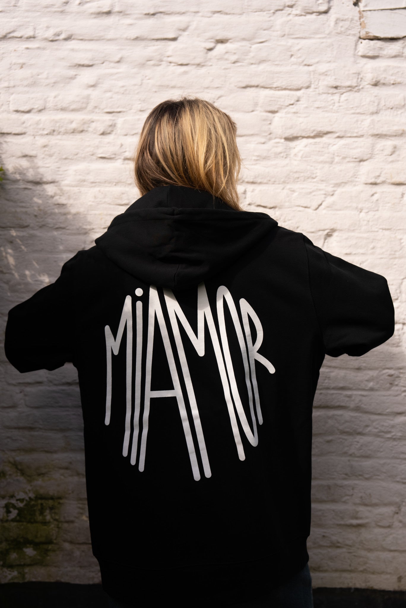 Miamor Supreme hoodie met rits - zwart