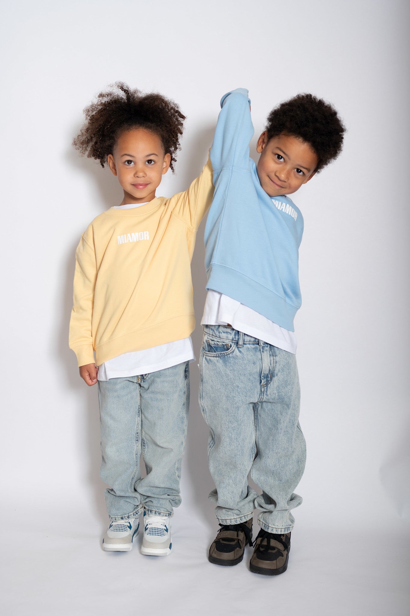 NOUVEAU - Mini Miamor Supreme, pull ras du cou - bleu ciel