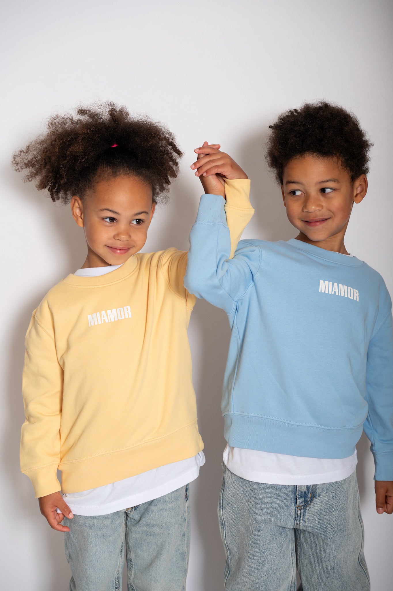 NOUVEAU - Mini Miamor Supreme, pull ras du cou - bleu ciel