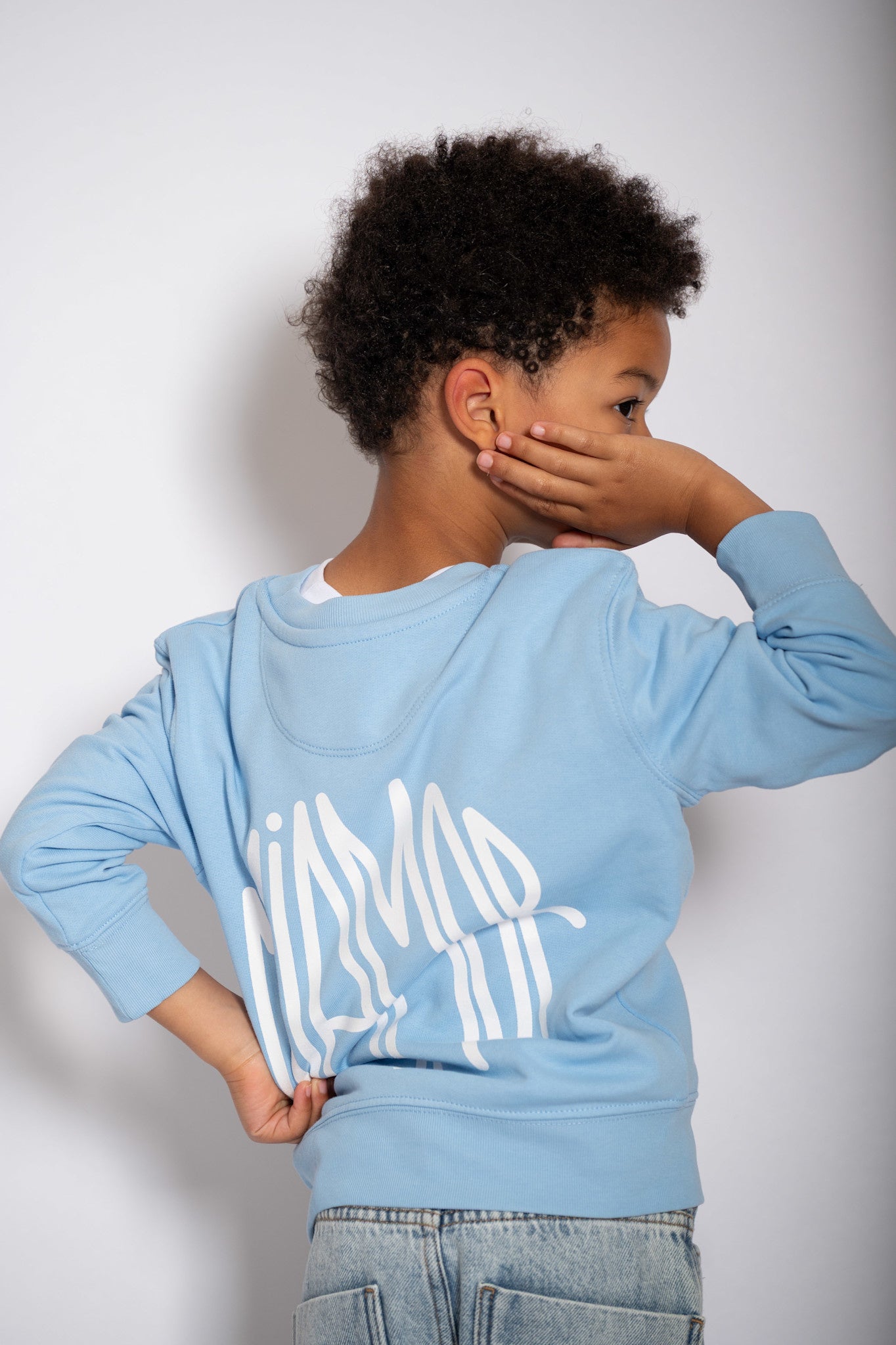 NOUVEAU - Mini Miamor Supreme, pull ras du cou - bleu ciel