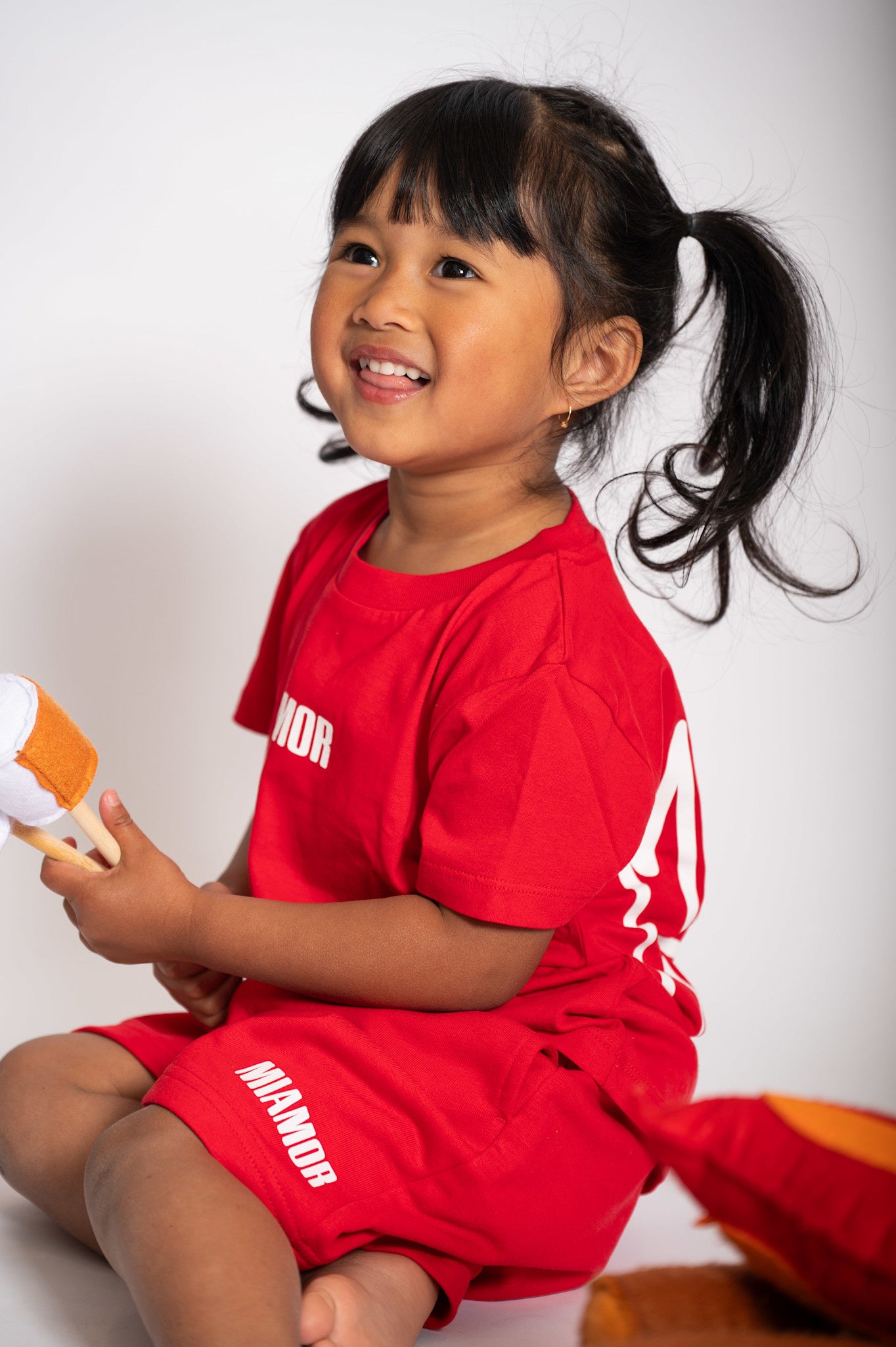 NOUVEAU - Short Mini Miamor Supreme rouge - logo blanc