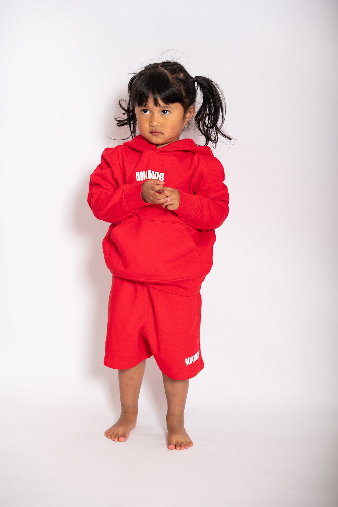 NOUVEAU - Mini sweat à capuche Supreme rouge et blanc avec logo