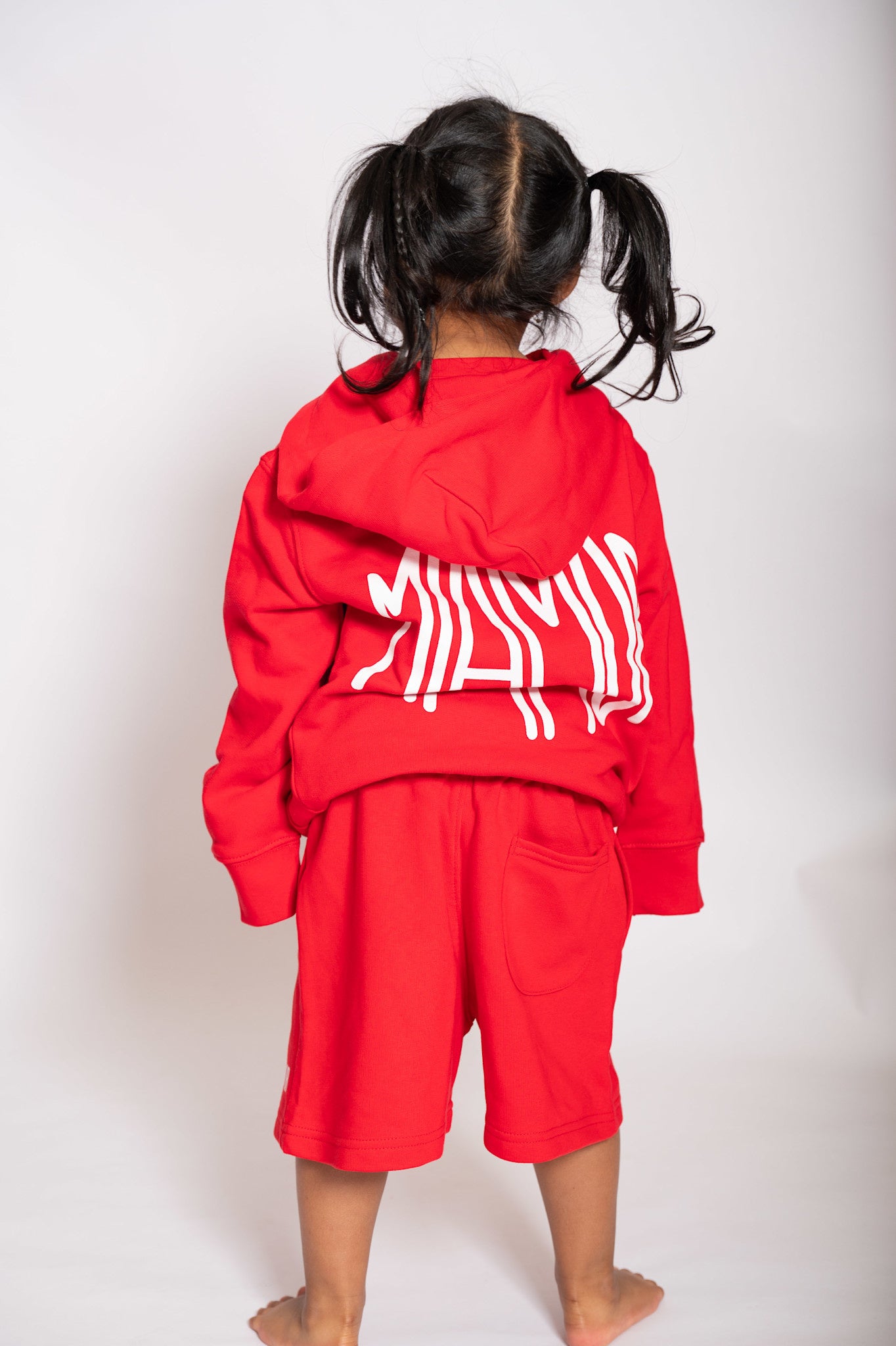 NOUVEAU - Mini sweat à capuche Supreme rouge et blanc avec logo