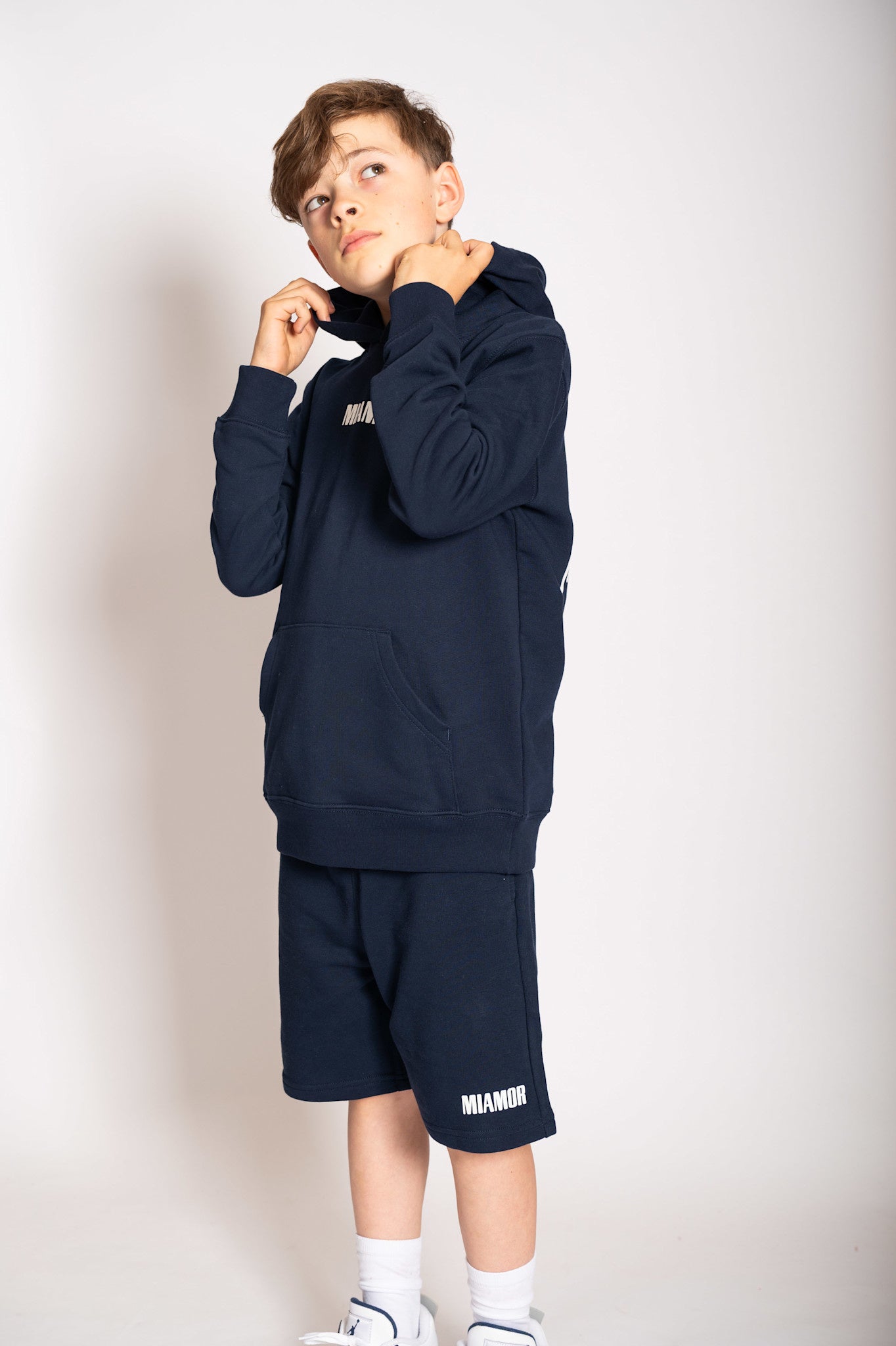 NEW - Mini Miamor supreme hoodie navy - white logo