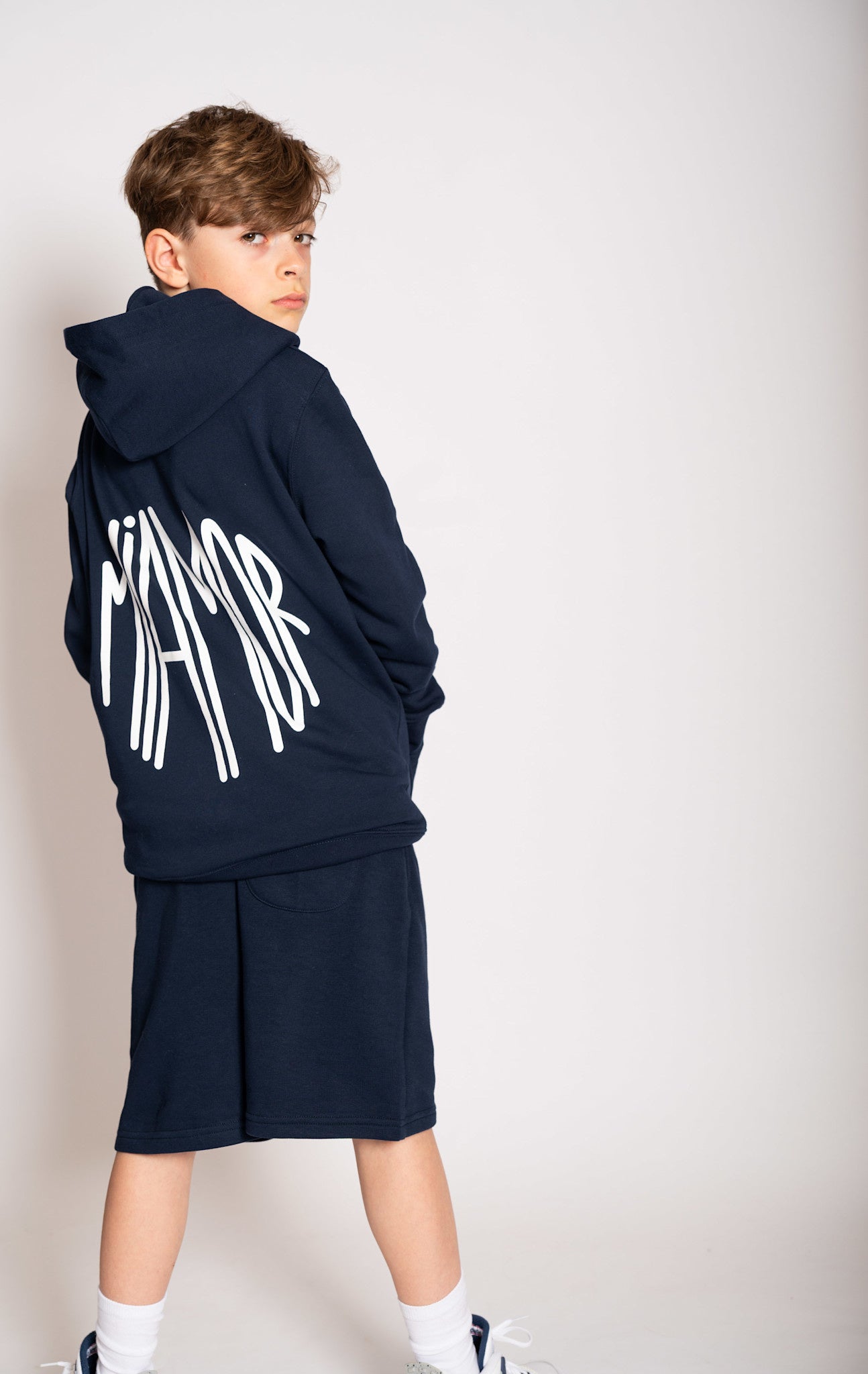 NEW - Mini Miamor supreme hoodie navy - white logo