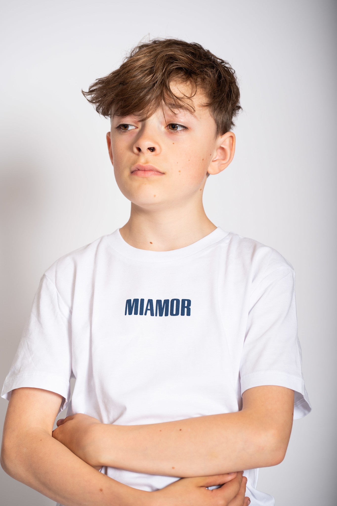 Mini Miamor tee white - navy