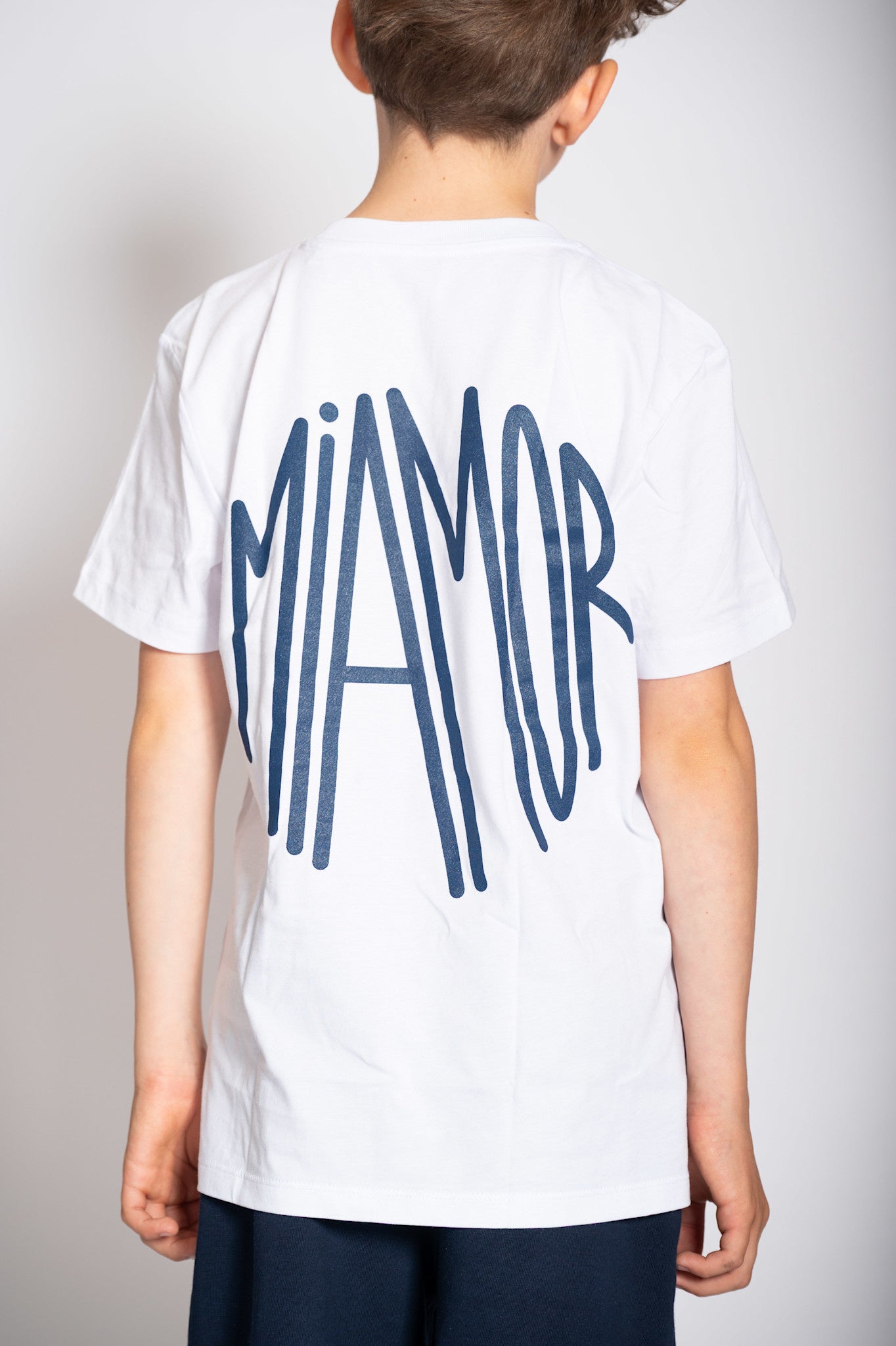 Mini Miamor tee white - navy