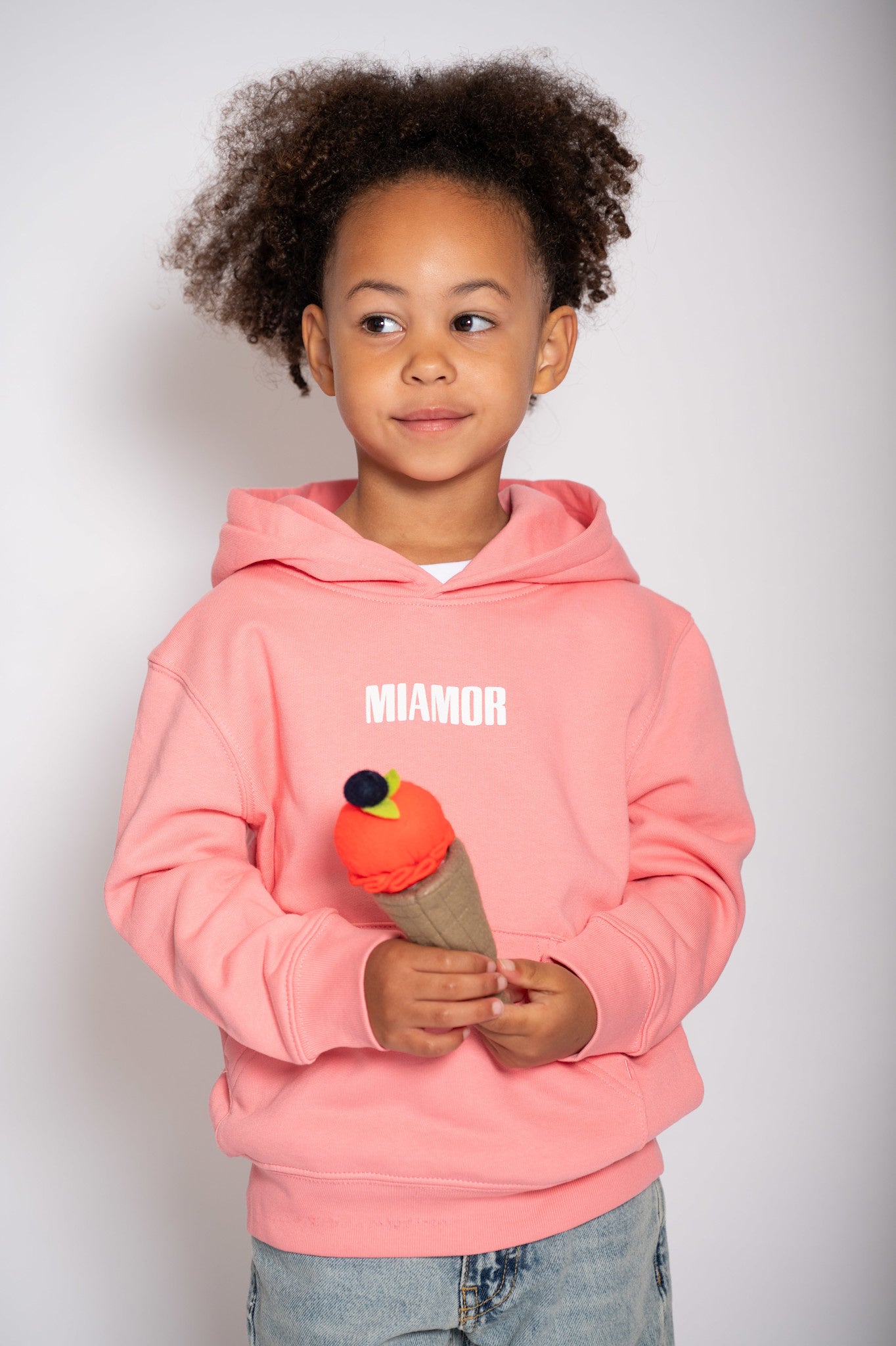NOUVEAU - Mini sweat à capuche Supreme Miamor - rose joie