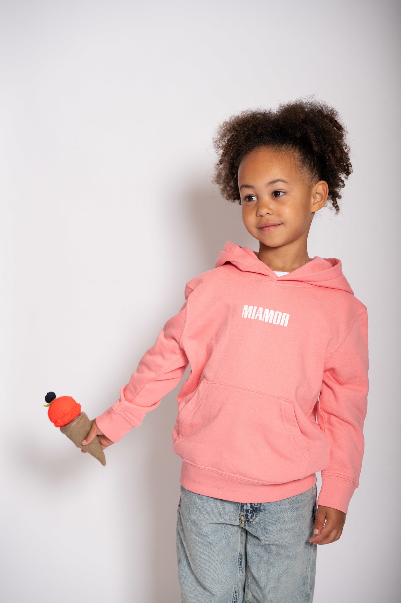NOUVEAU - Mini sweat à capuche Supreme Miamor - rose joie