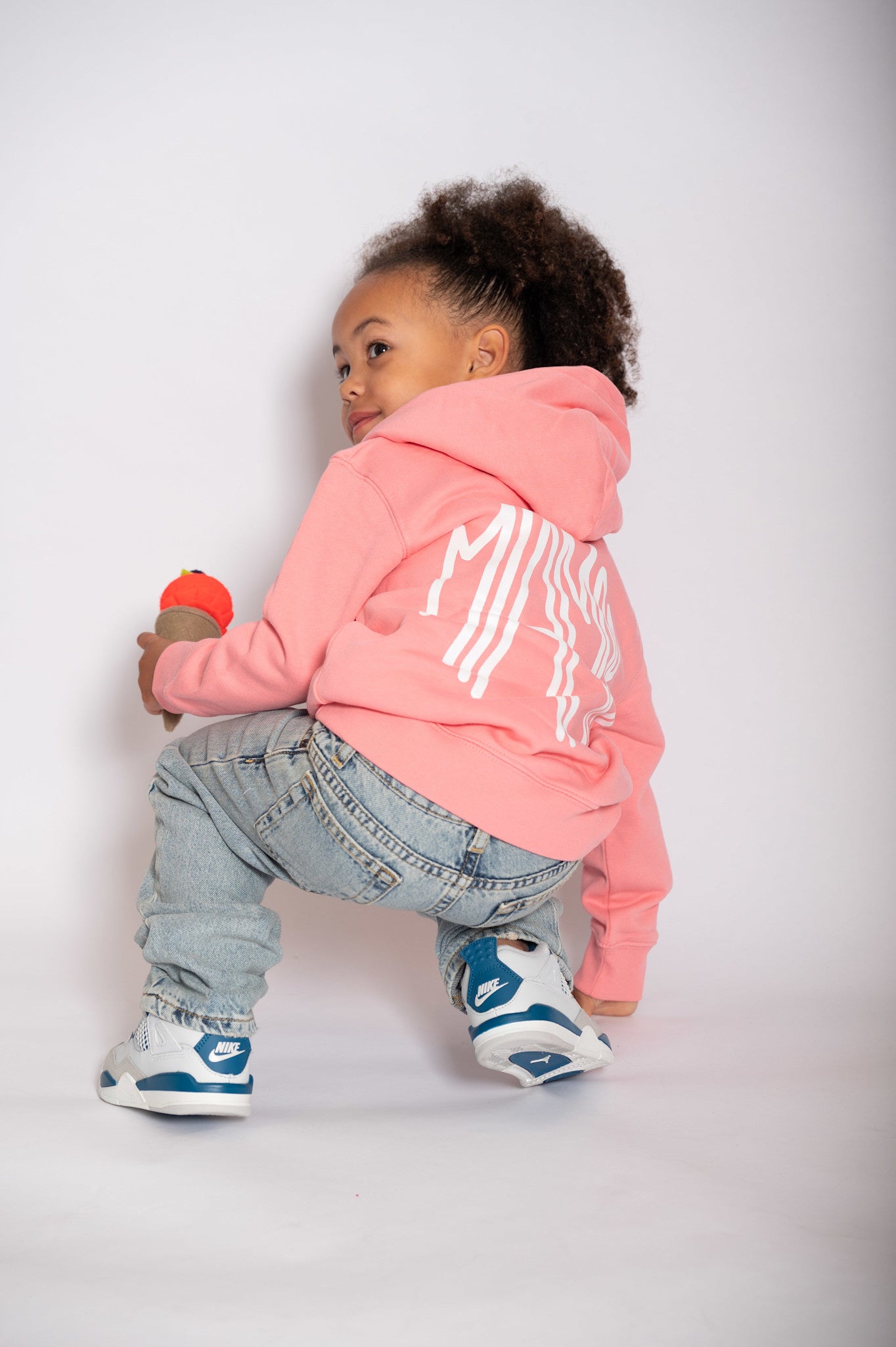 NOUVEAU - Mini sweat à capuche Supreme Miamor - rose joie