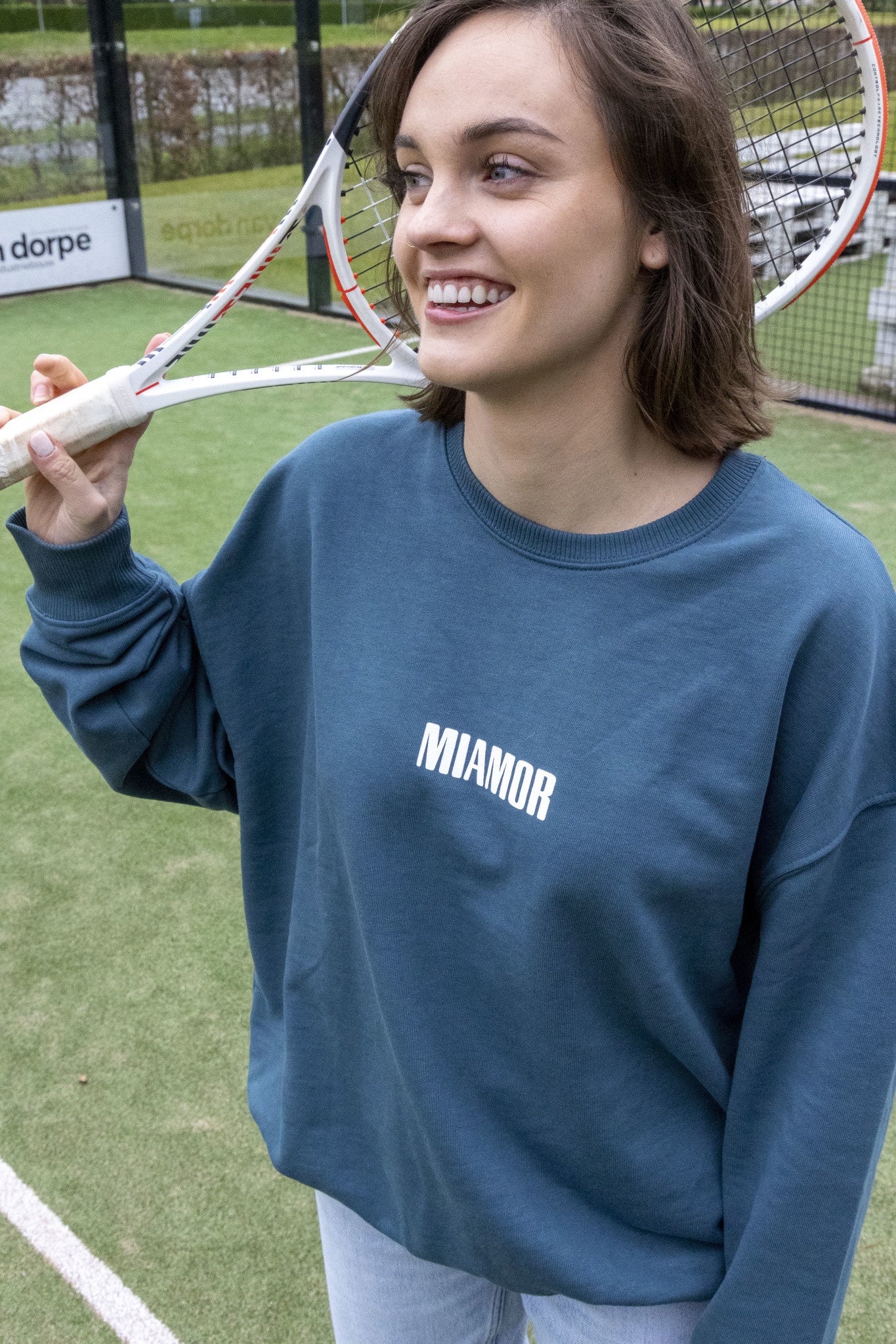 Miamor Supreme crewneck - Petrolgroen