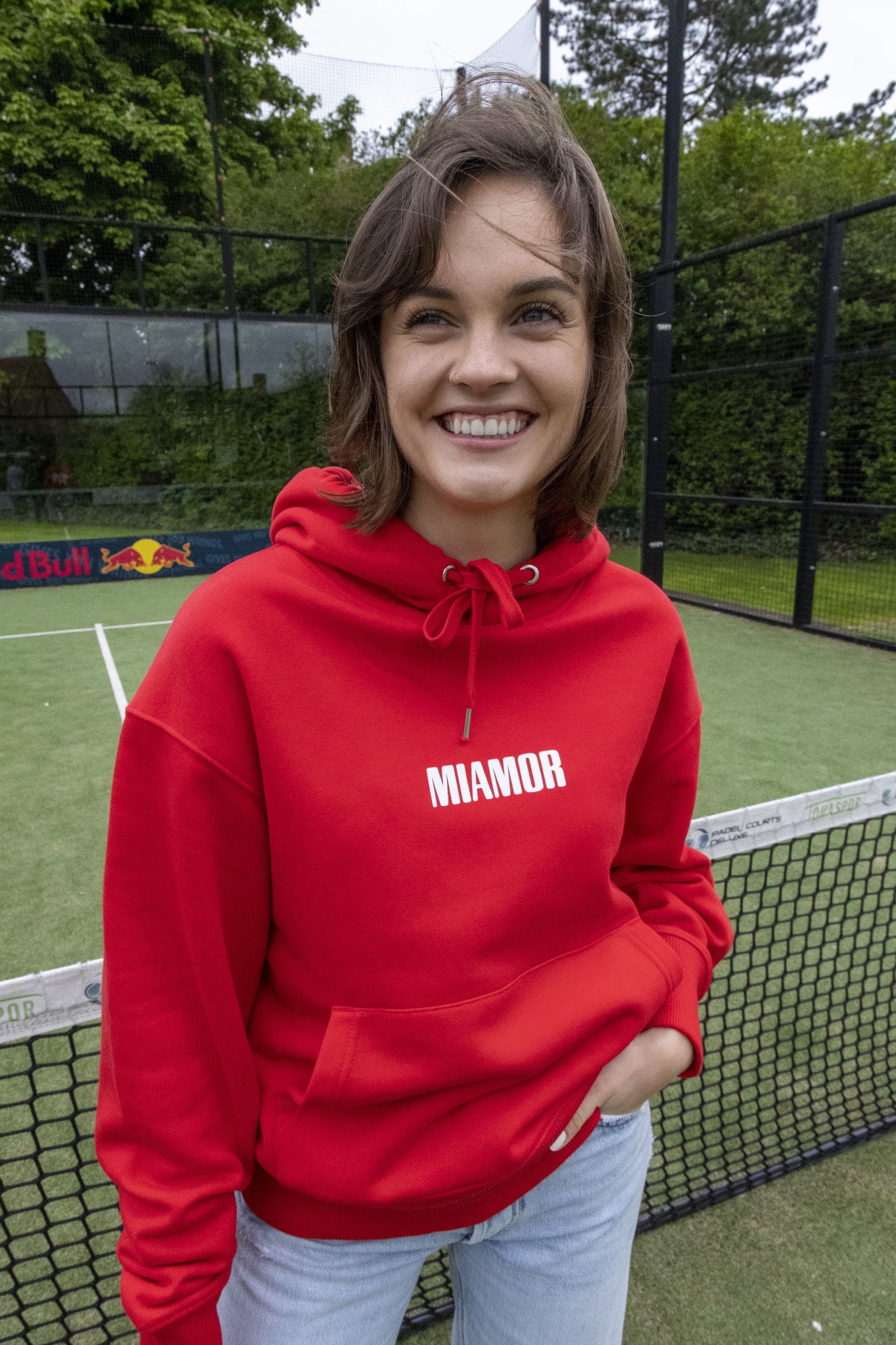 Miamor Supreme hoodie - Rood
