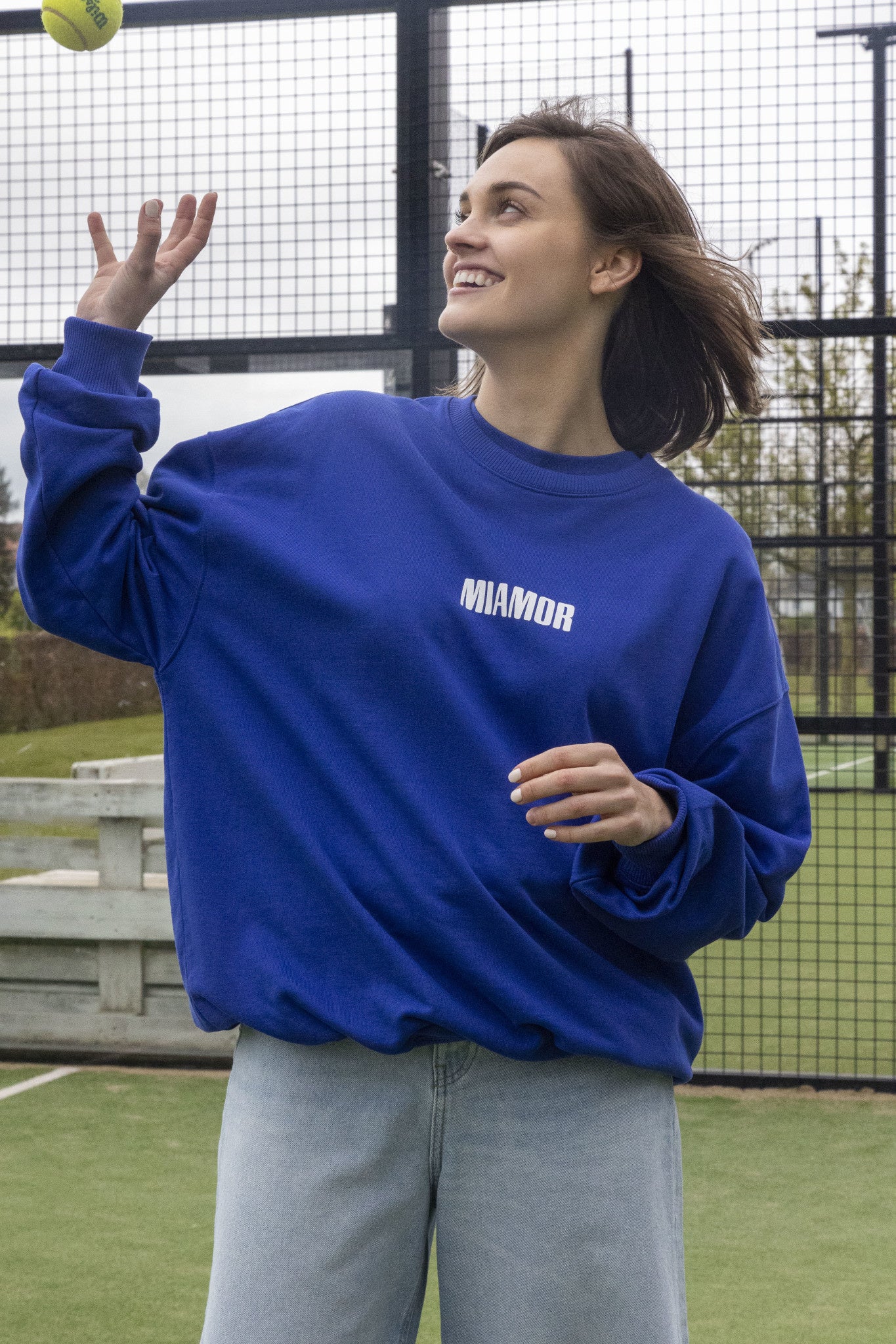 Miamor Supreme ronde hals - Koningsblauw