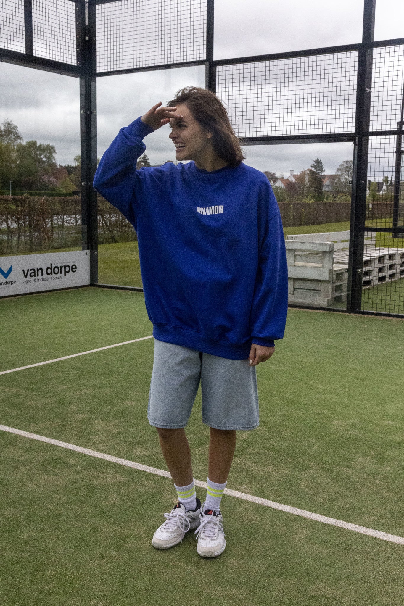 Miamor Supreme ronde hals - Koningsblauw