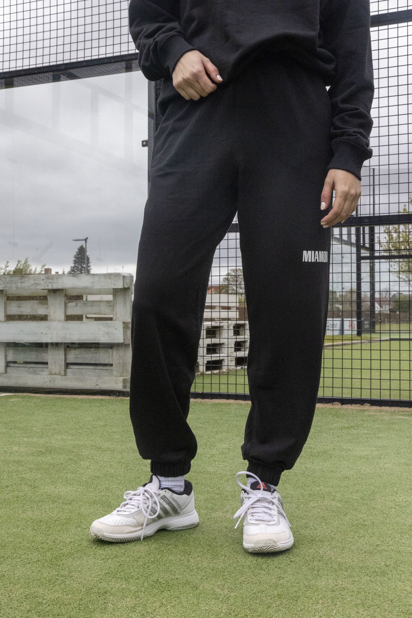 Miamor joggers - black /  white logo