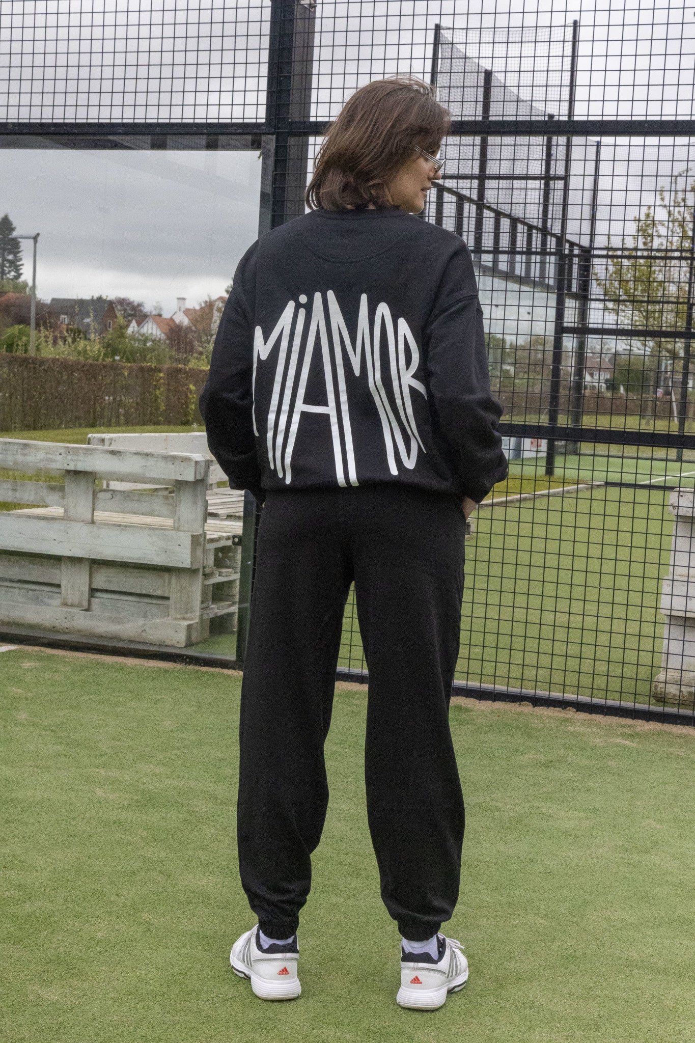 Miamor joggers - black /  white logo
