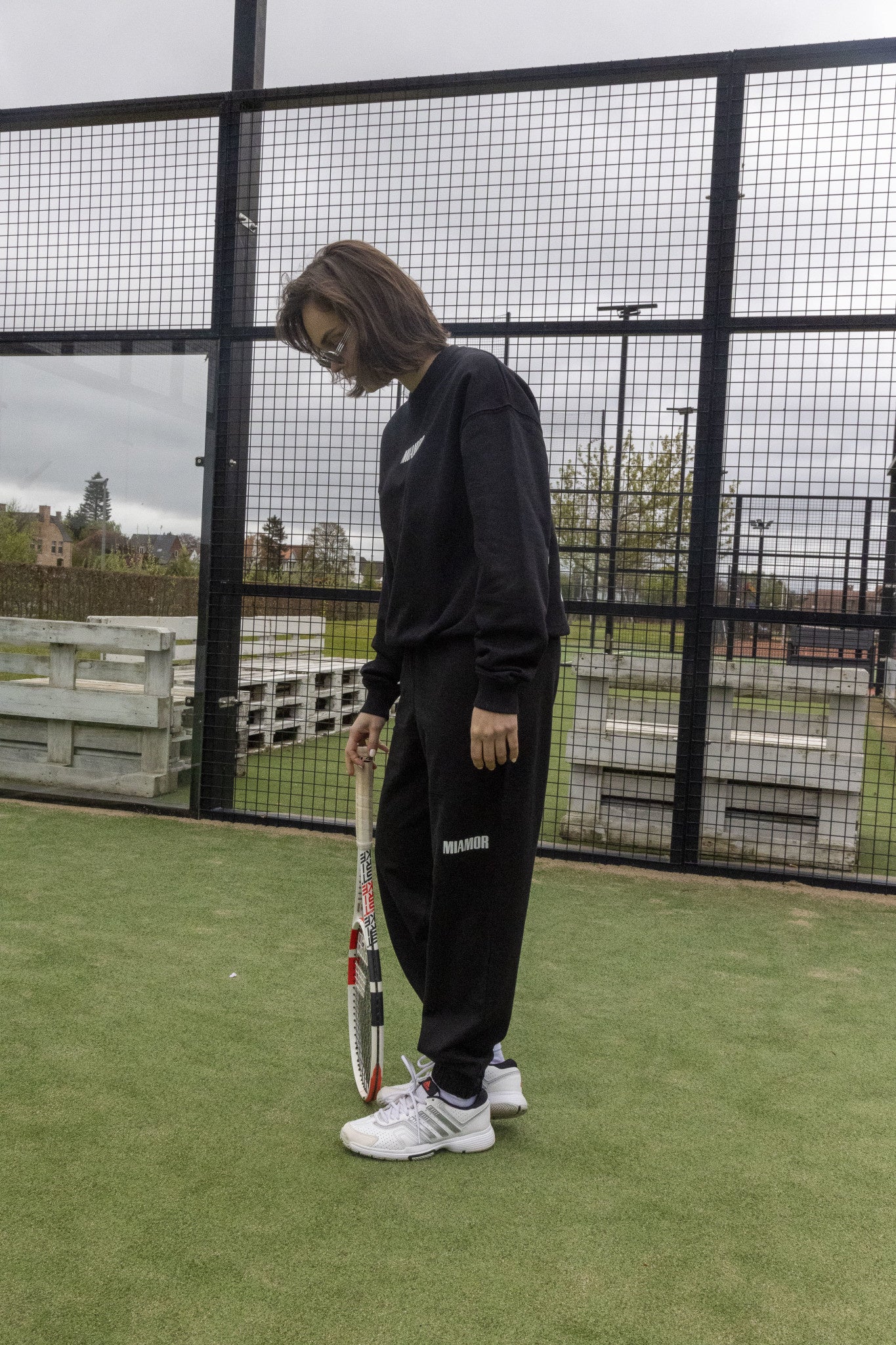 Miamor joggers - black /  white logo