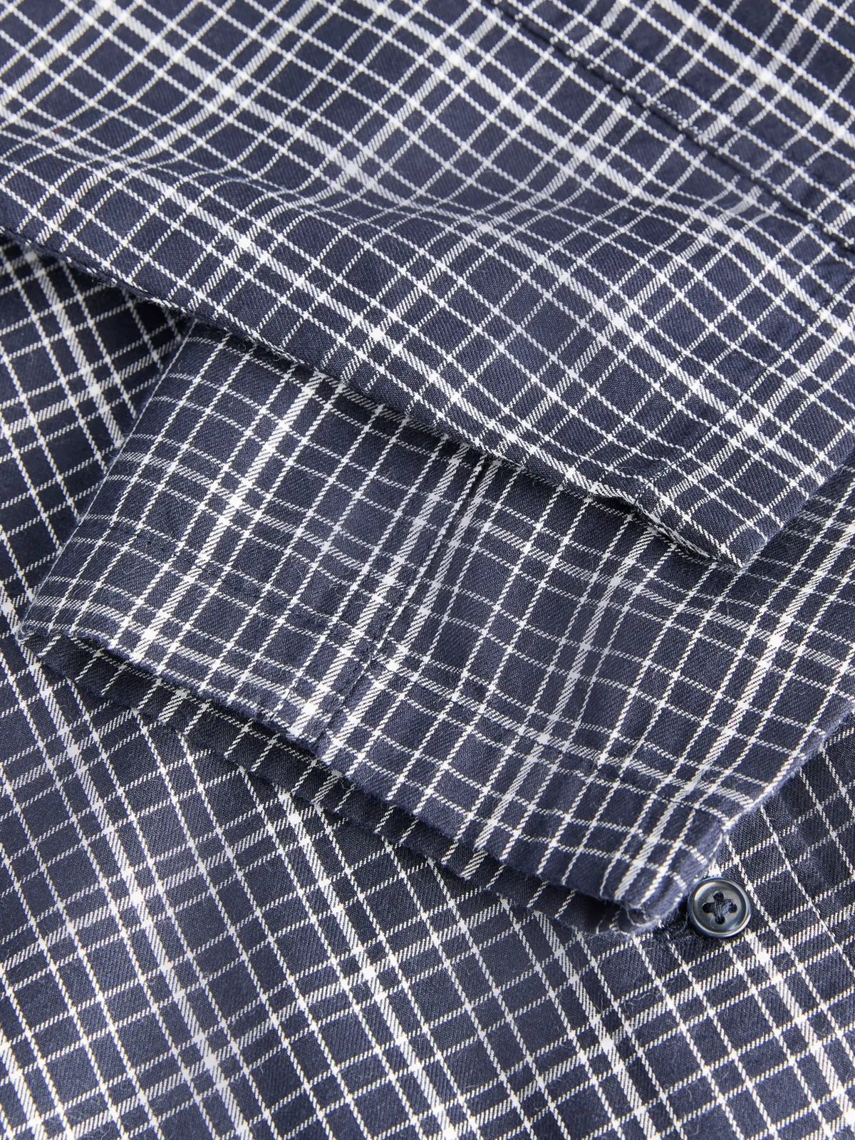 JXASTA LS CLEAN CHECK SHIRT - NAVY