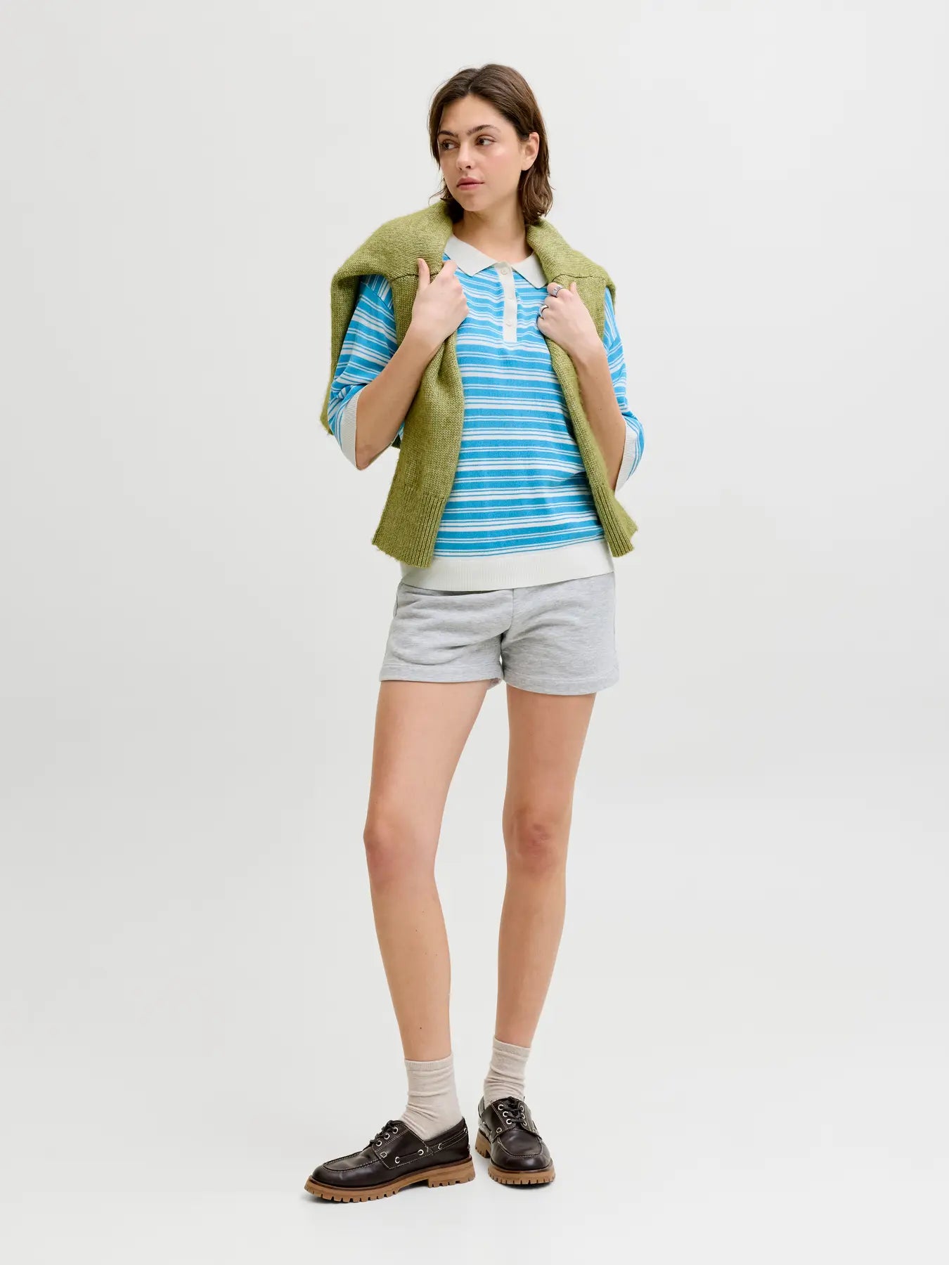 JXVILDA POLO KNIT - SWIM CAP/ VANILLA ICE