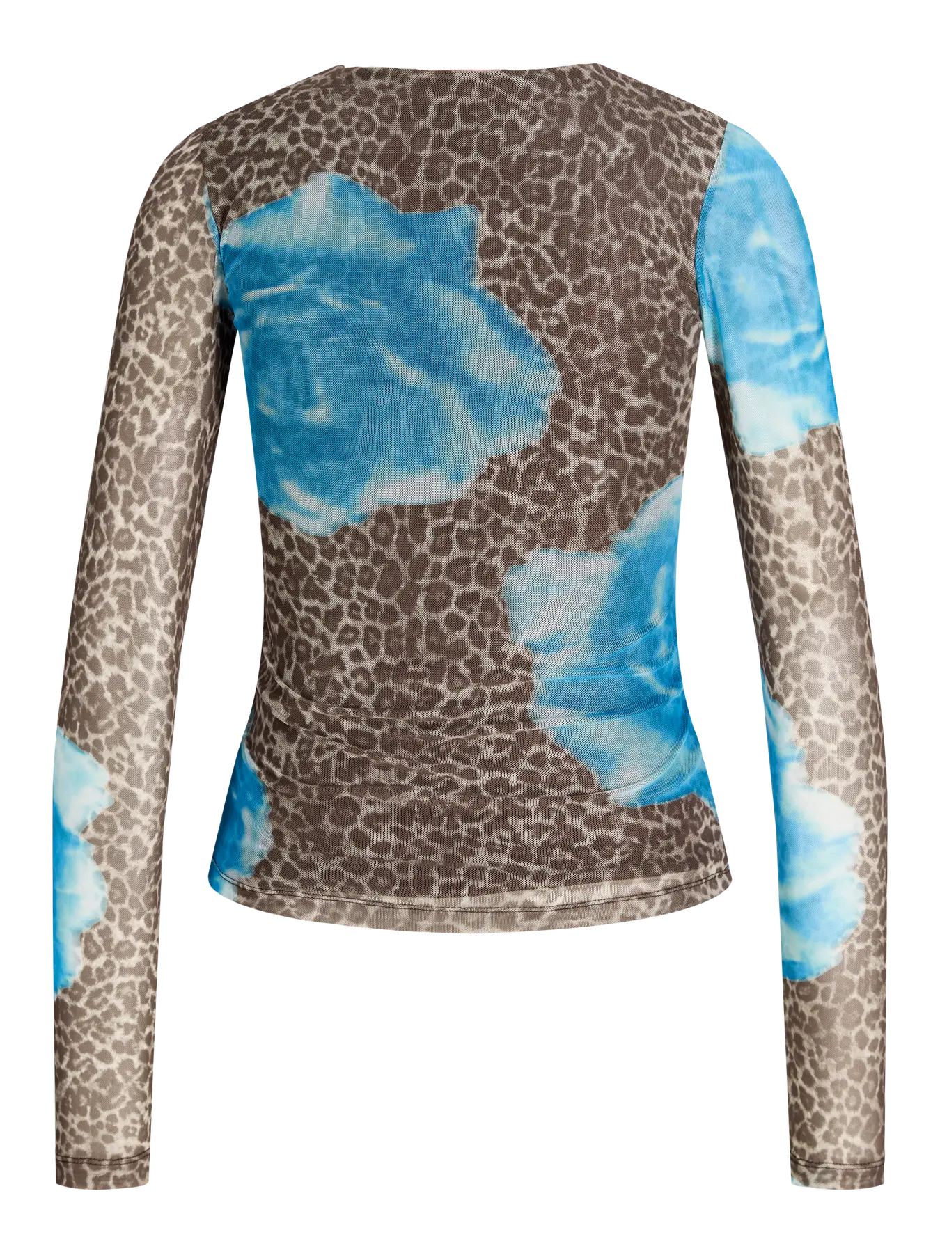 JXMINNA MELIA MESH LS TOP - PINE BARK LEO