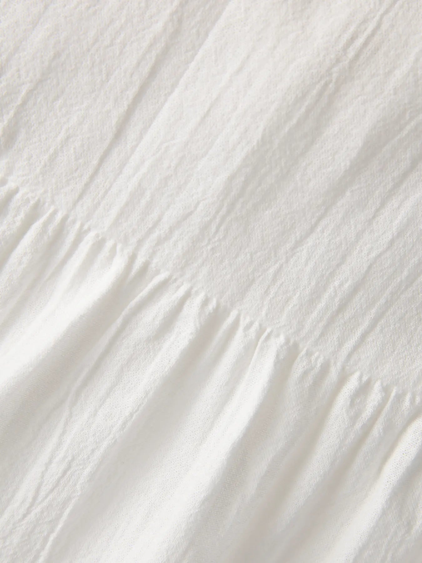 JXKIA STRUCTURE V-NECK BLOUSE - BLANC DE BLANC