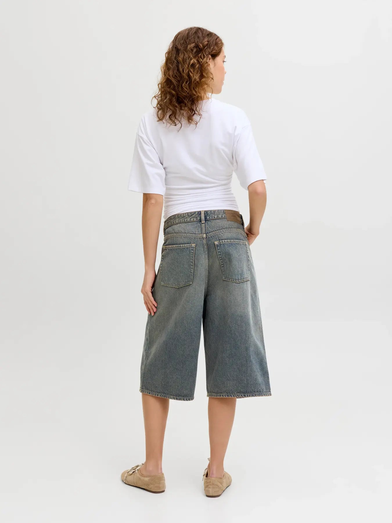 JXKYOTO BAGGY  SHORTS DENIM - DARK BLUE DENIM