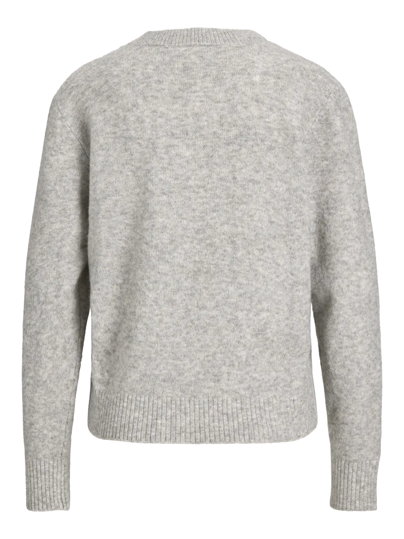 JXELBA CREW NECK KNIT SN - LIGHT GREY MELANGE