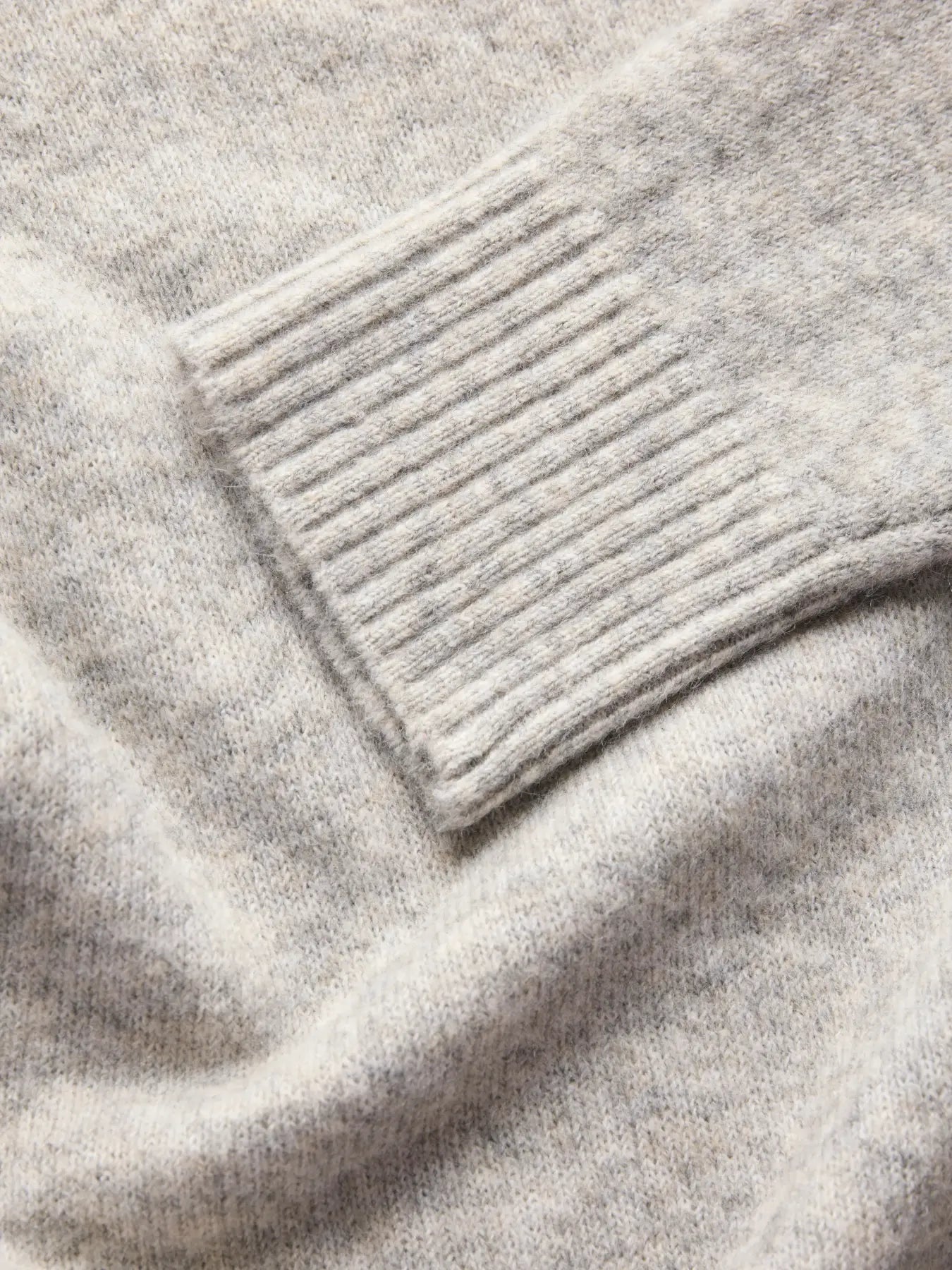 JXELBA CREW NECK KNIT SN - LIGHT GREY MELANGE