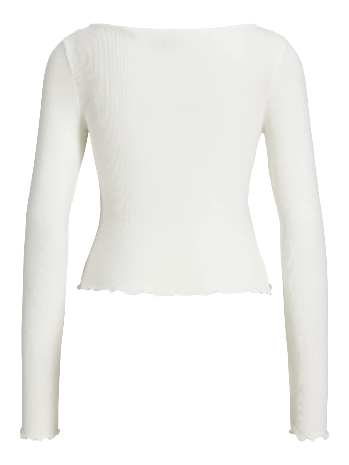 JXUMA RIB BOW TOP - CLOUD DANCER