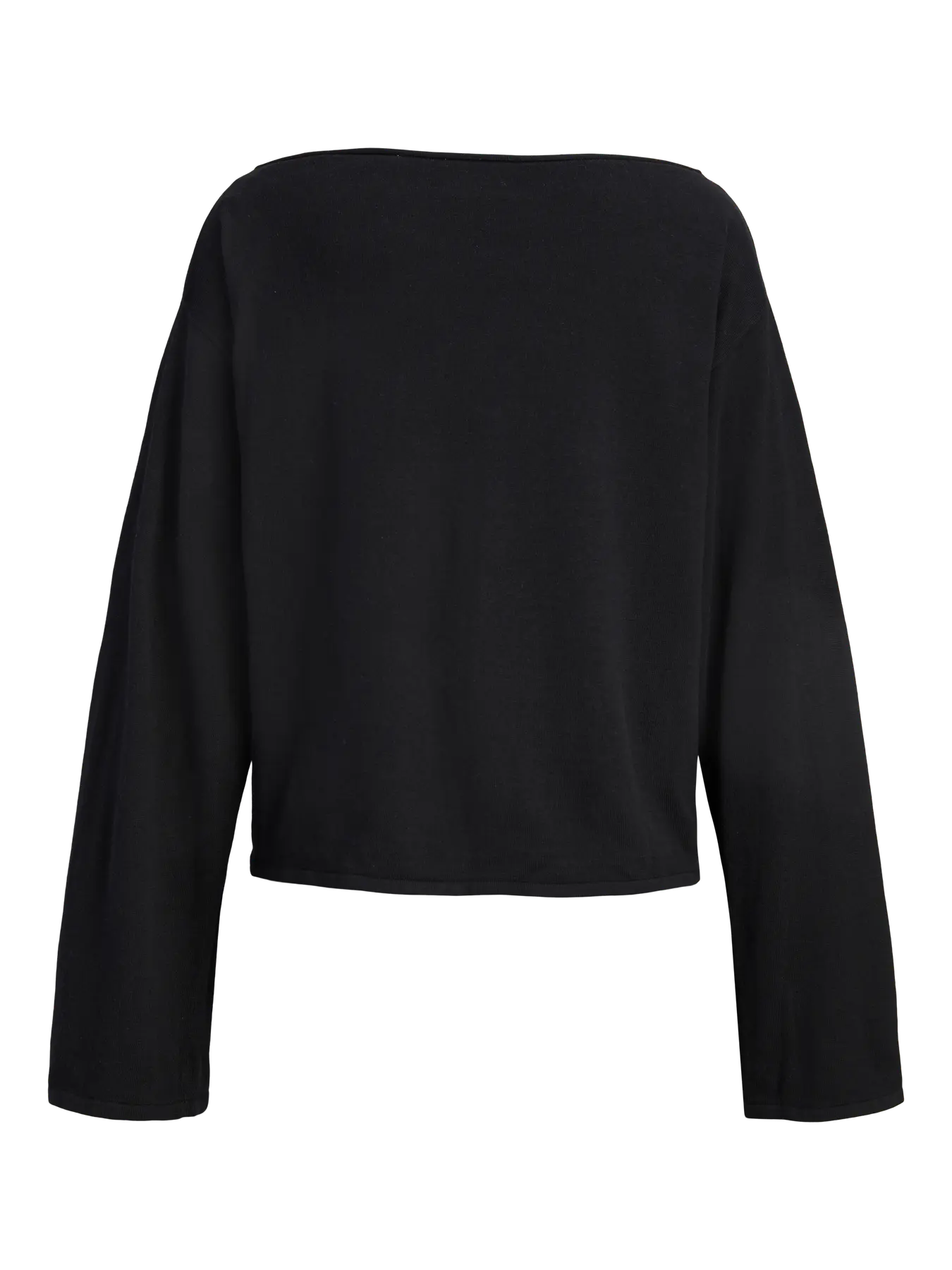 JXJENNA BOAT NECK KNIT - BLACK
