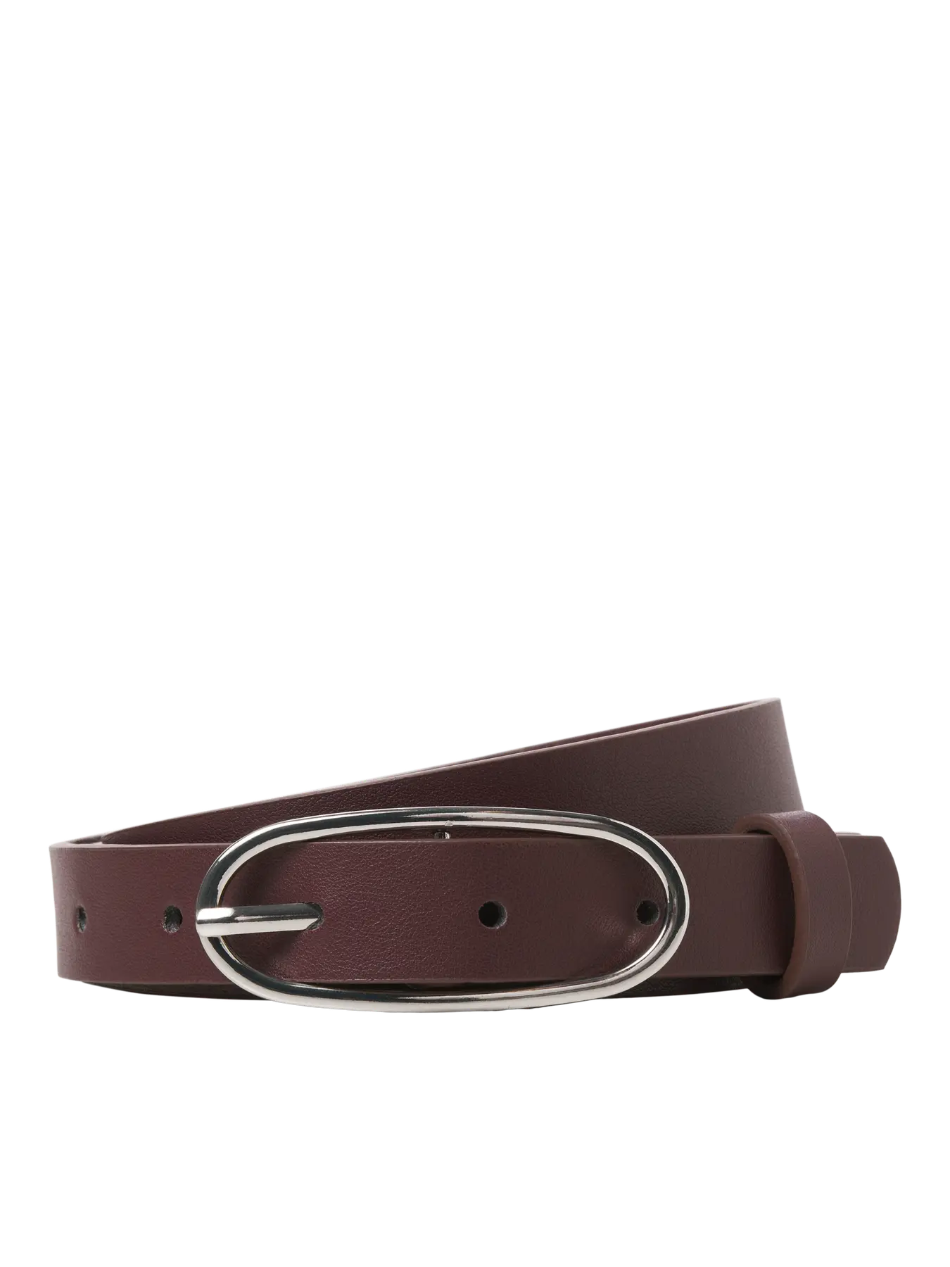 JXJESSICA LEATHER BELT ACC NOOS - BROWN